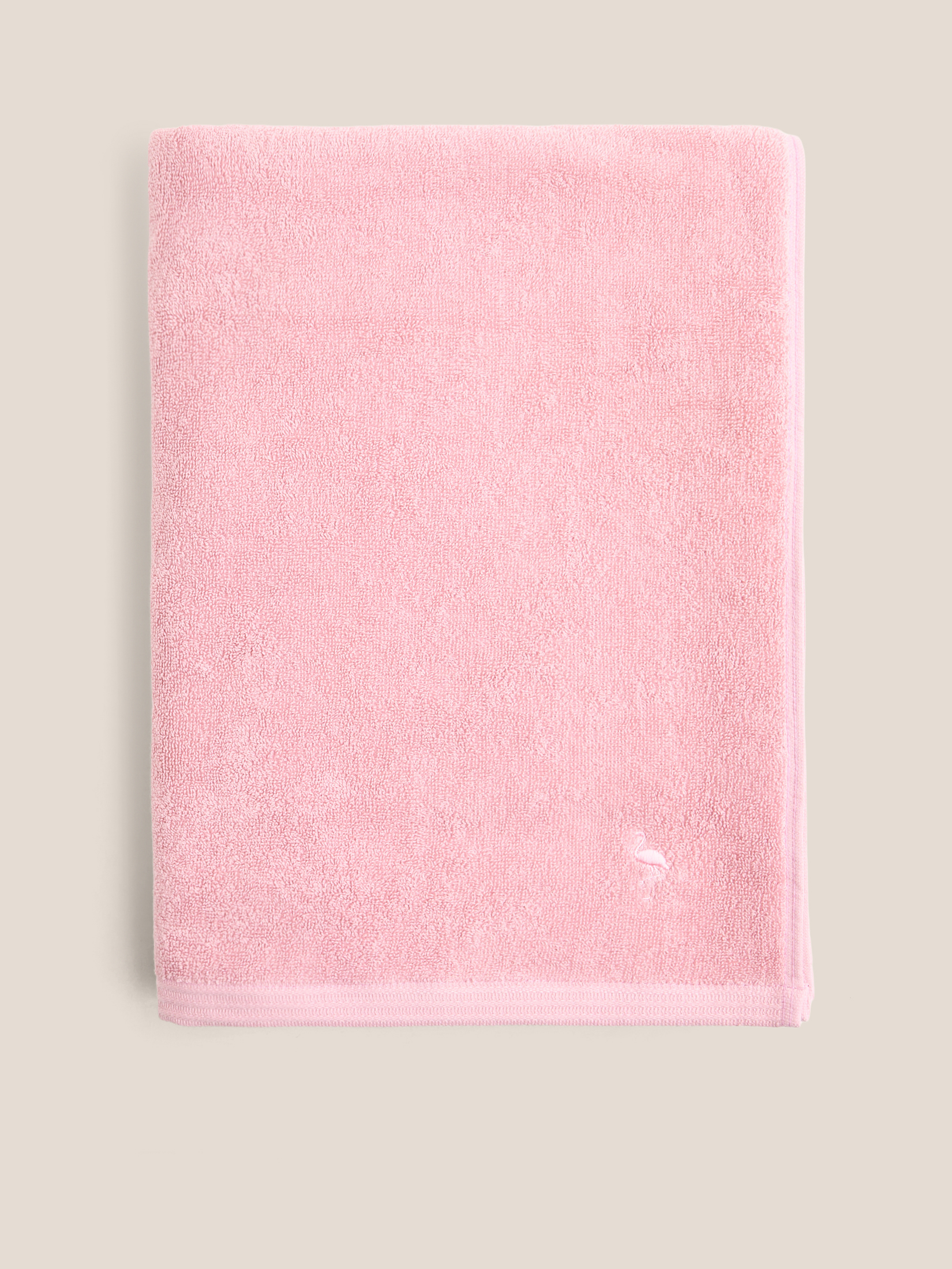 Махровое полотенце-покрывало 100x180 MAISON DAVID 4691325, пыльно-розовый