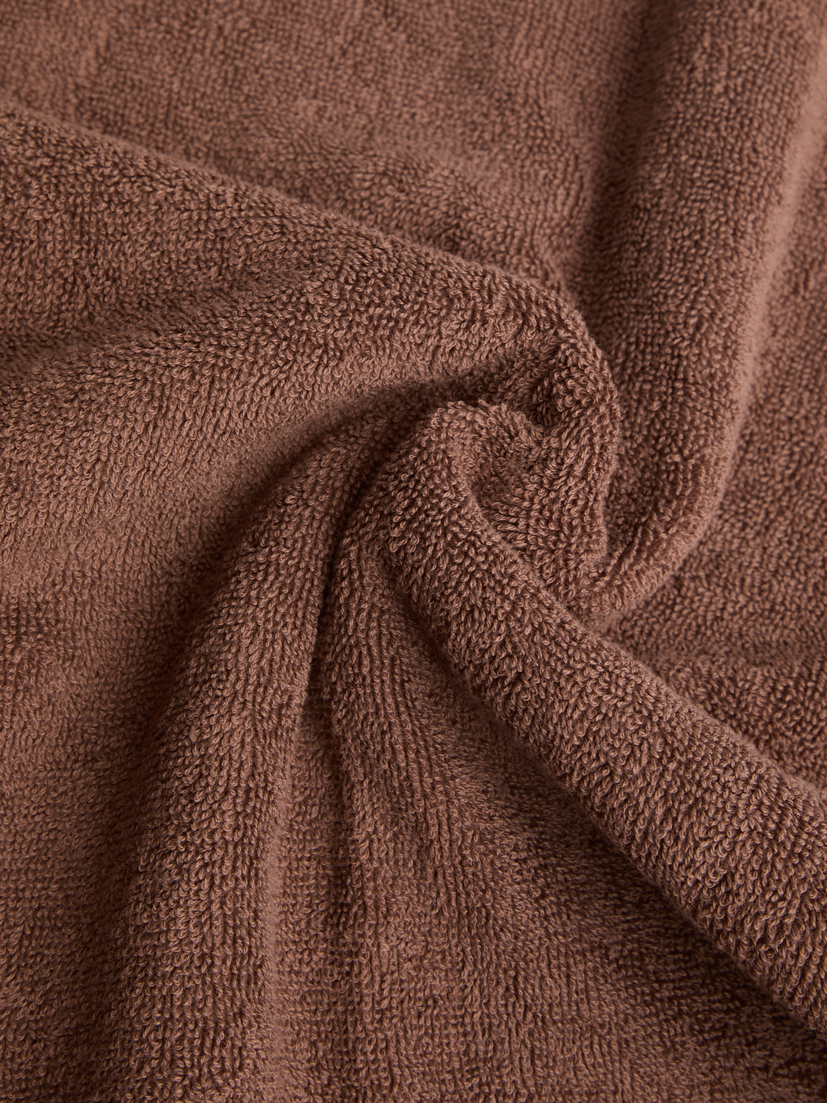 Махровое банное полотенце 50x100 MAISON DAVID 4690579, пыльно-коричневый