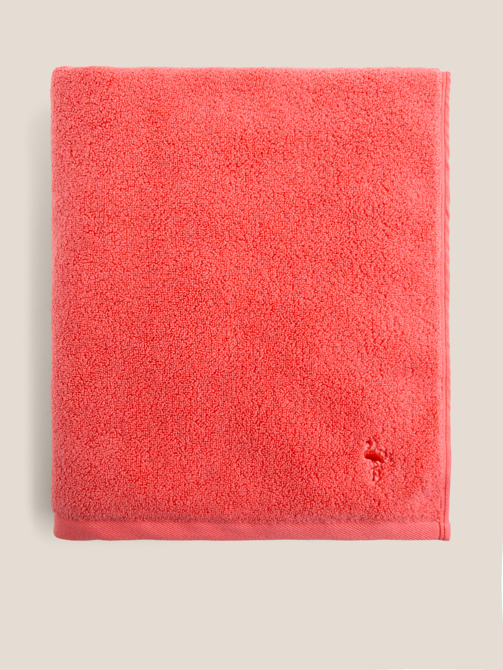 Махровое банное полотенце 100x150 MAISON DAVID 4720261, коралловый
