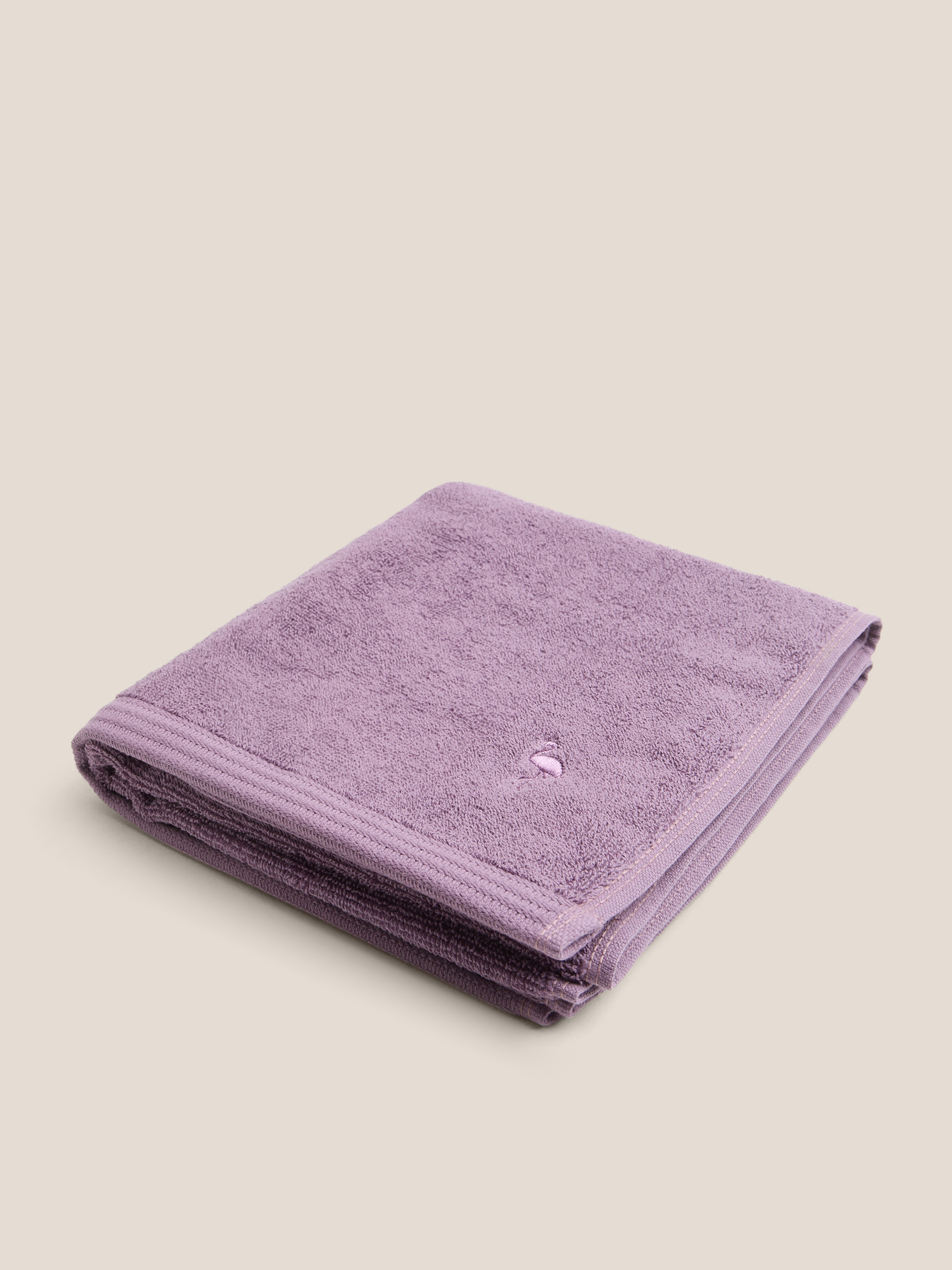 Махровое банное полотенце 50x100 MAISON DAVID 4690677, серо-фиолетовый