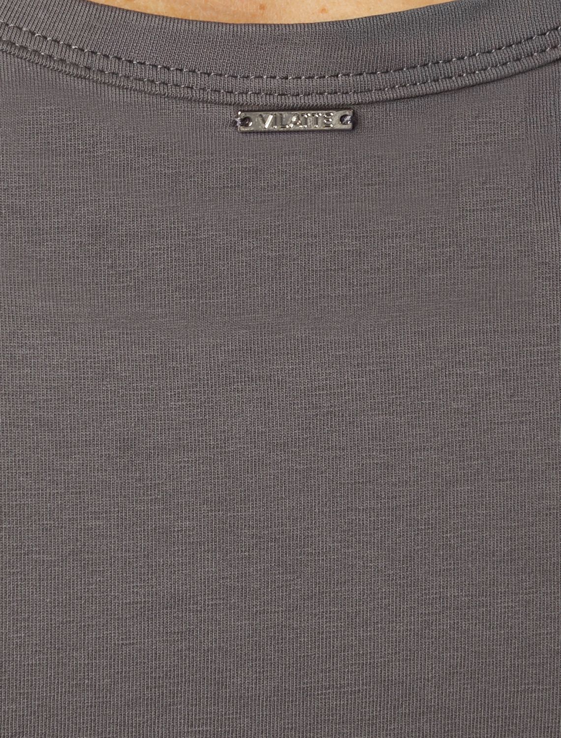 Ст.цена 960р Топ из премиального хлопка с эластаном D43.226 т.серый