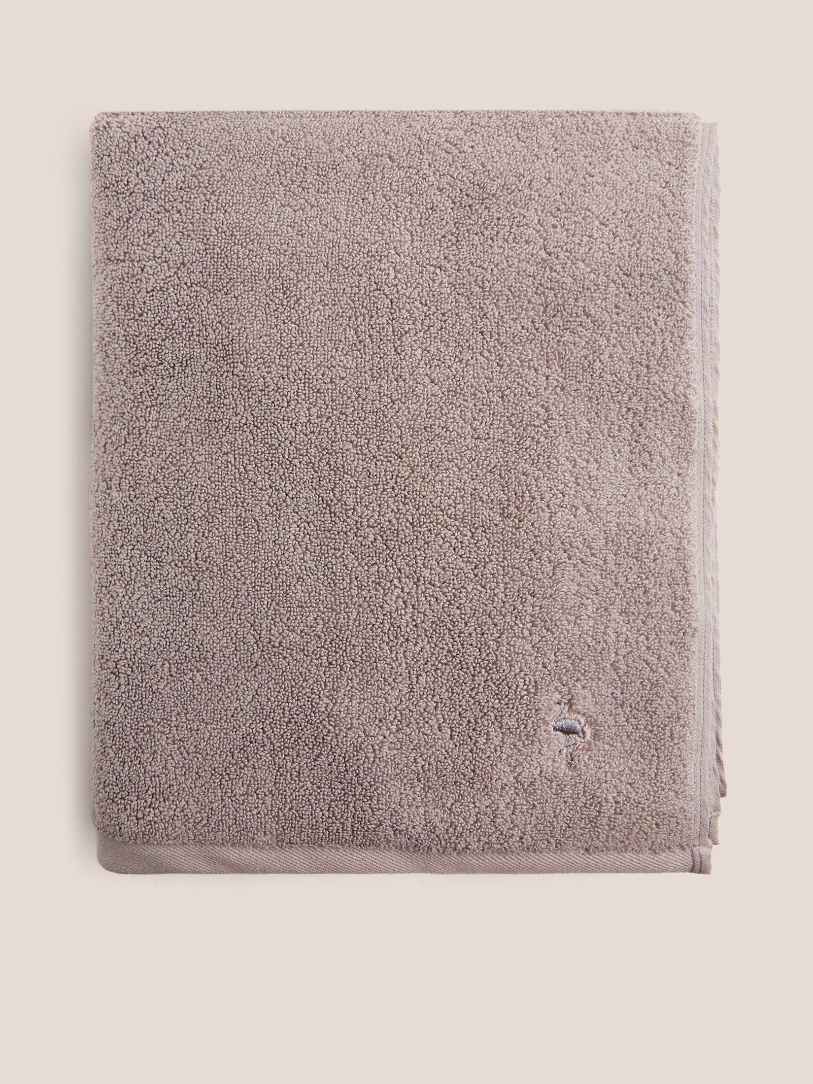 Махровое банное полотенце 100x150 MAISON DAVID 4720281, коричнево-серый