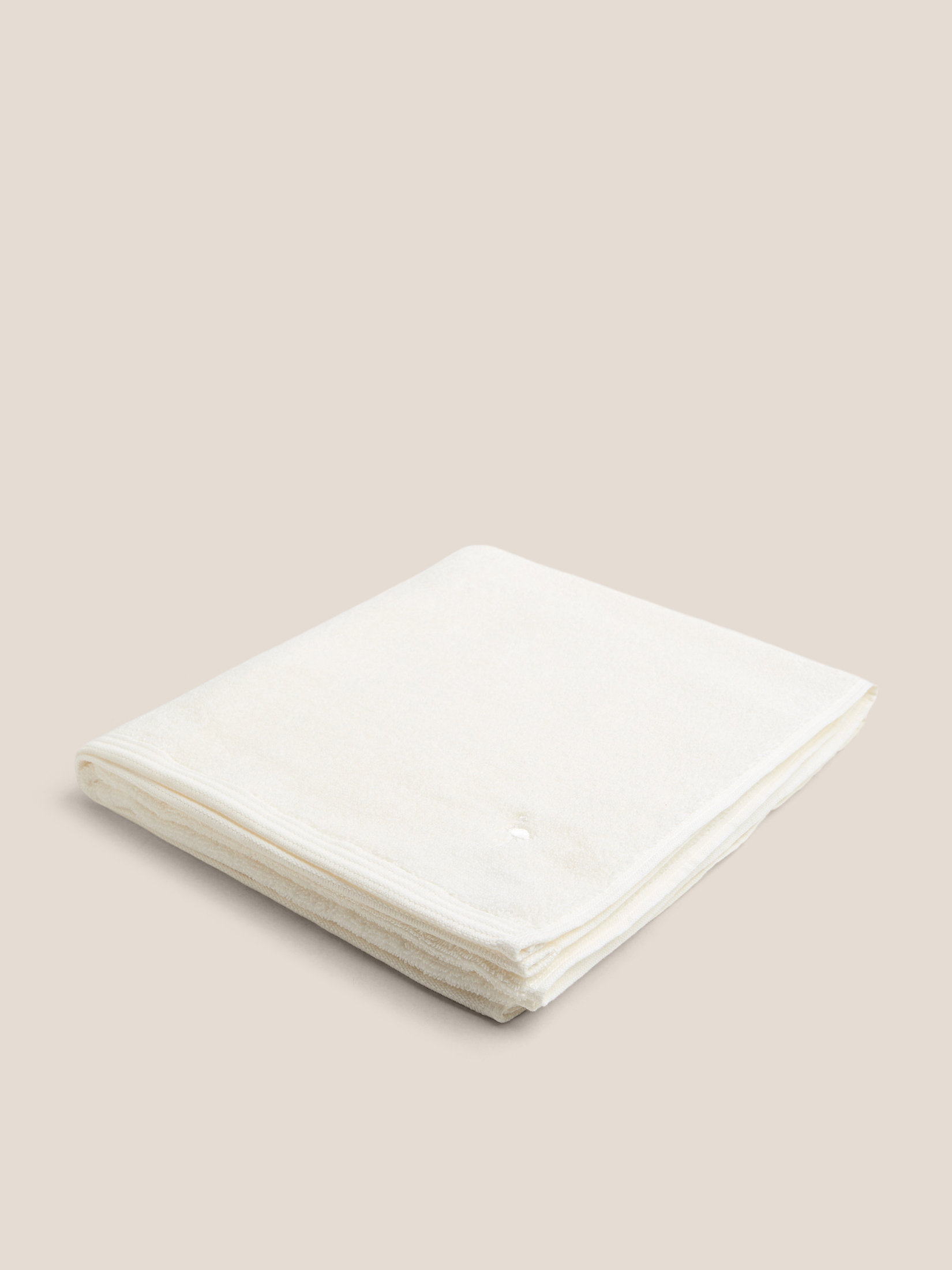 Махровое банное полотенце 70x140 MAISON DAVID 4691057, молочно-белый