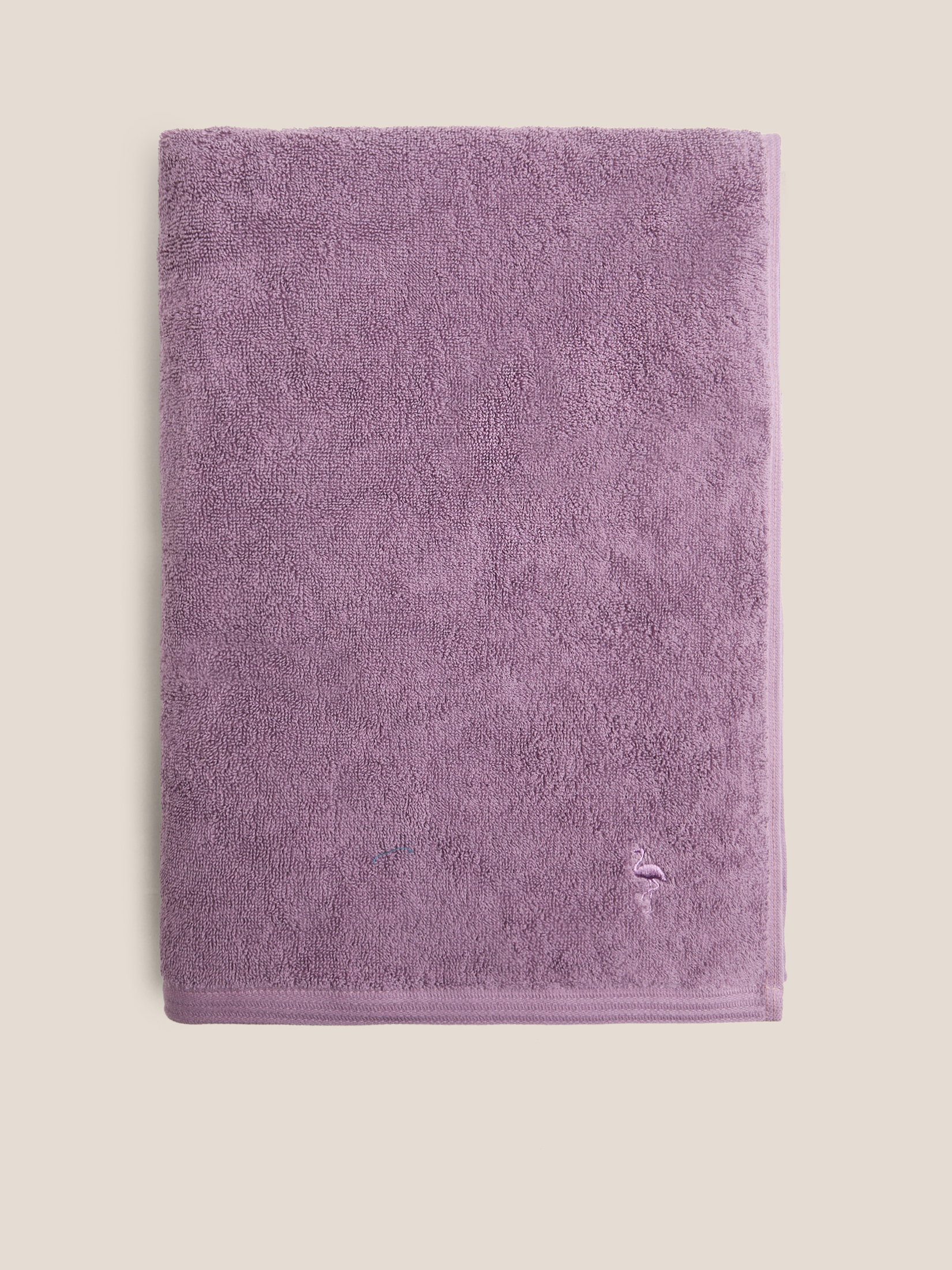 Махровое полотенце-покрывало 100x180 MAISON DAVID 4691304, серо-фиолетовый