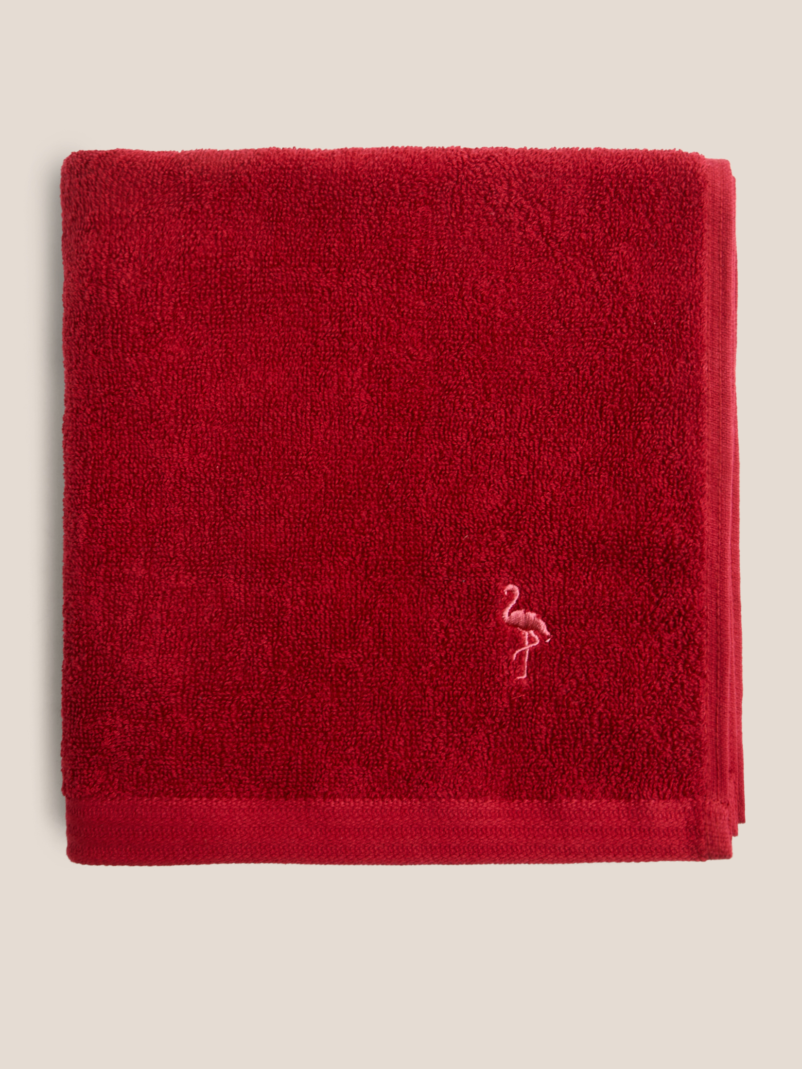 Махровое банное полотенце 50x100 MAISON DAVID 4690755, вишневый