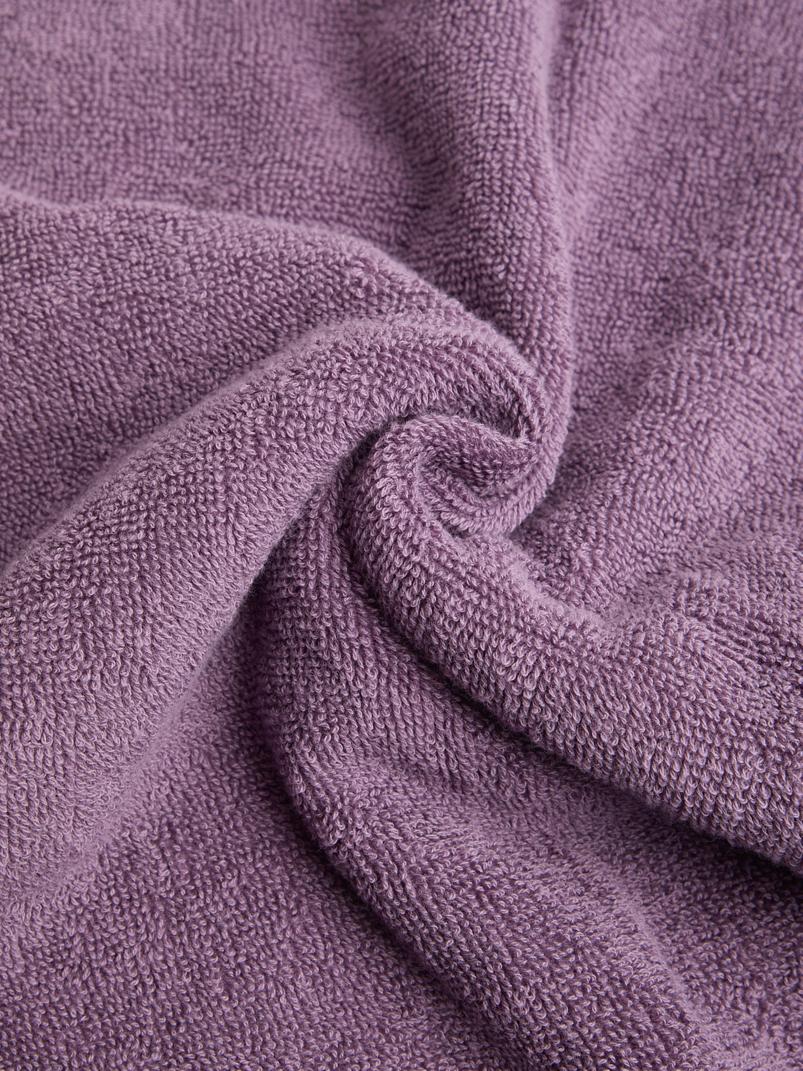 Махровое банное полотенце 50x100 MAISON DAVID 4690677, серо-фиолетовый