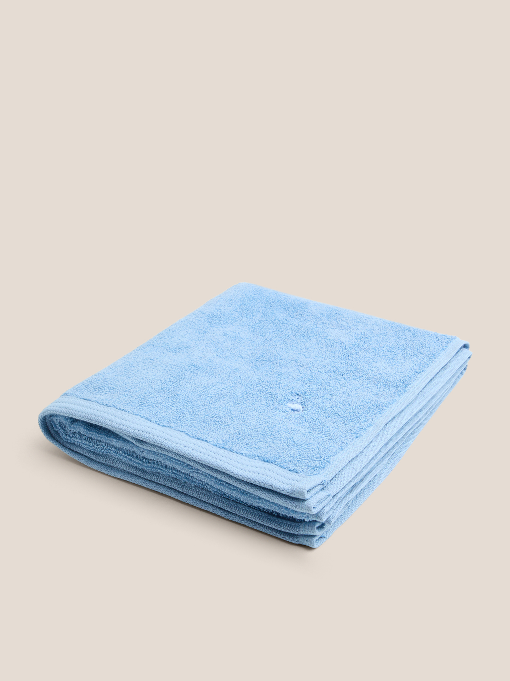 Махровое полотенце для лица и рук 50x100 MAISON DAVID 4690802, голубой