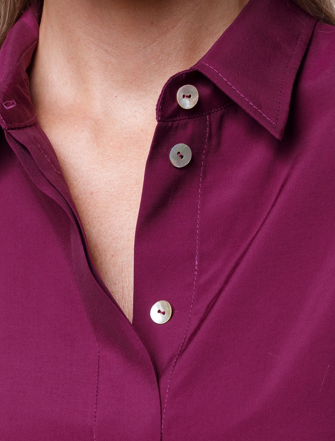 Ст.цена 2350р Блузка из лиоцелла с вискозой D29.254 ягодный