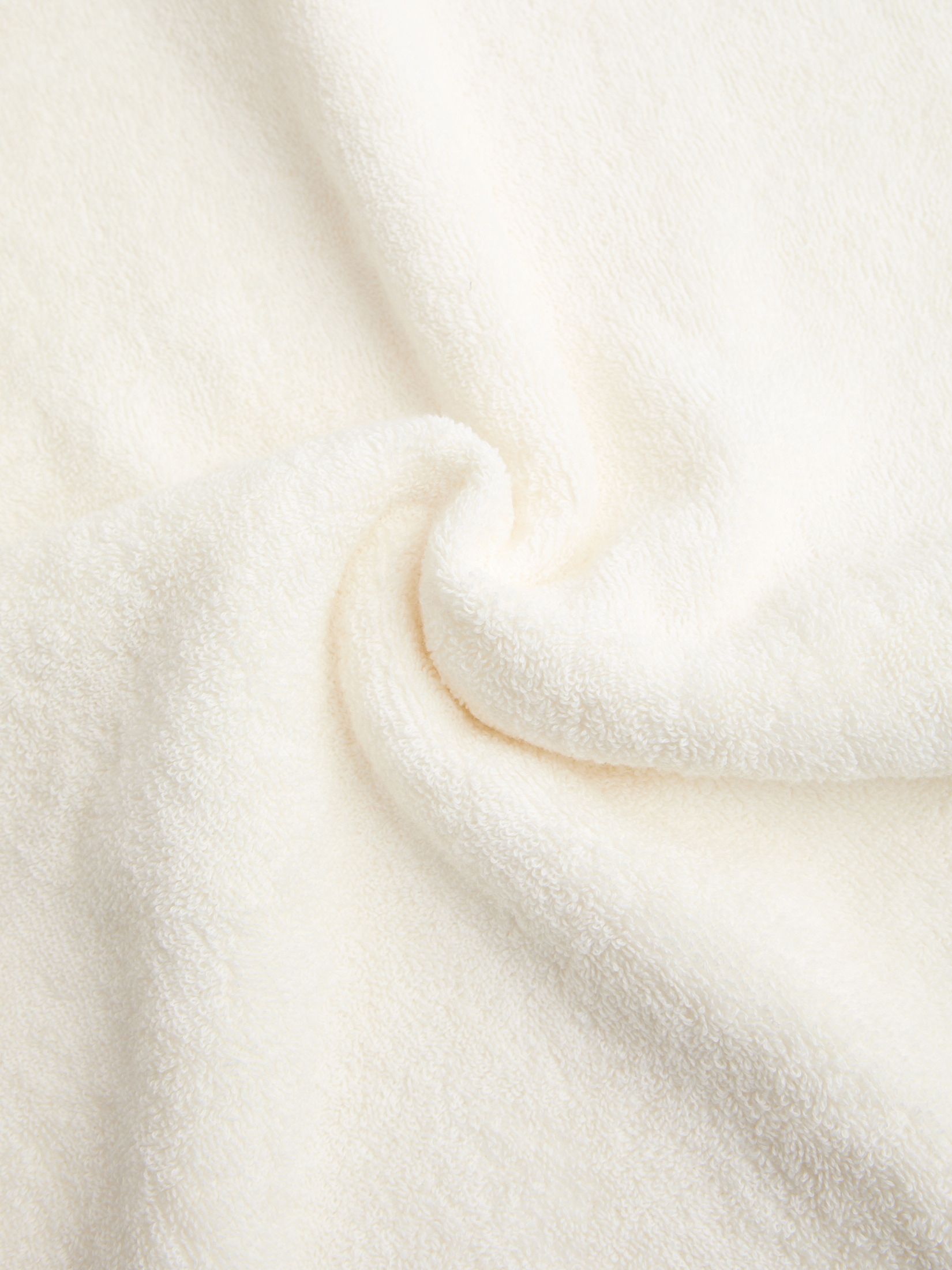 Махровое банное полотенце 50x100 MAISON DAVID 4690666, молочно-белый