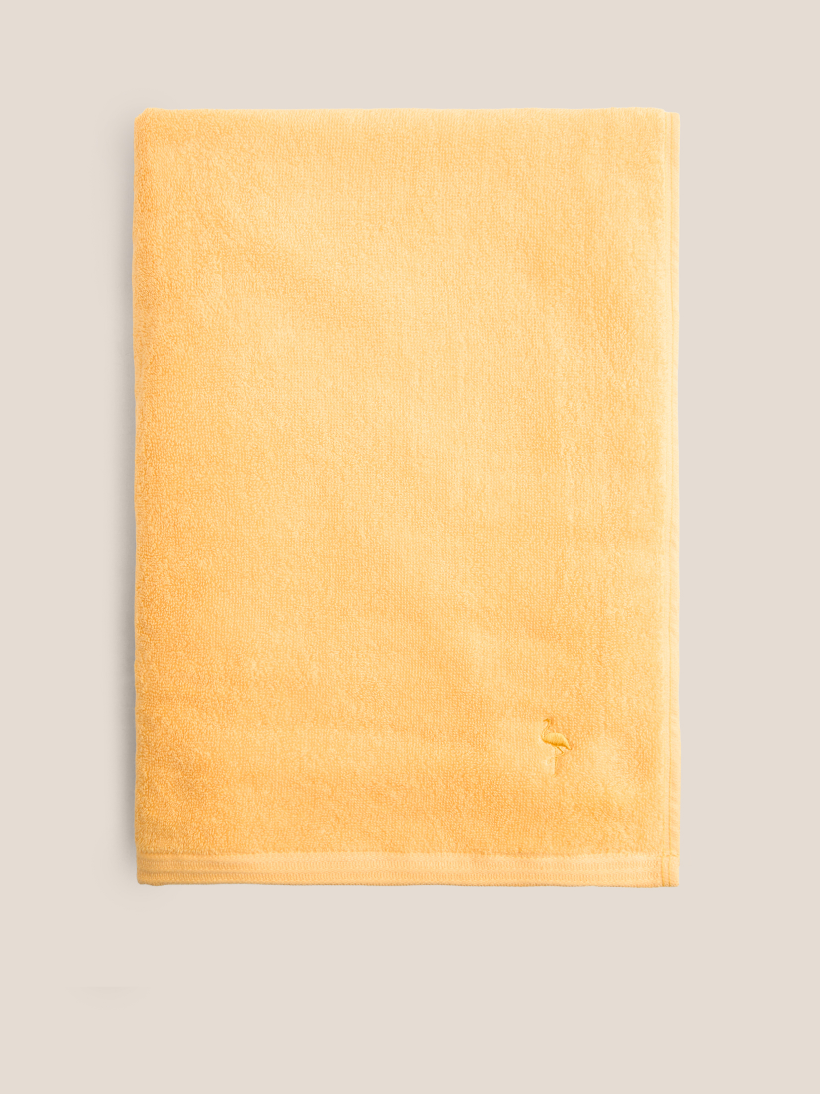 Махровое полотенце-покрывало 100x180 MAISON DAVID 4691298, лимонный