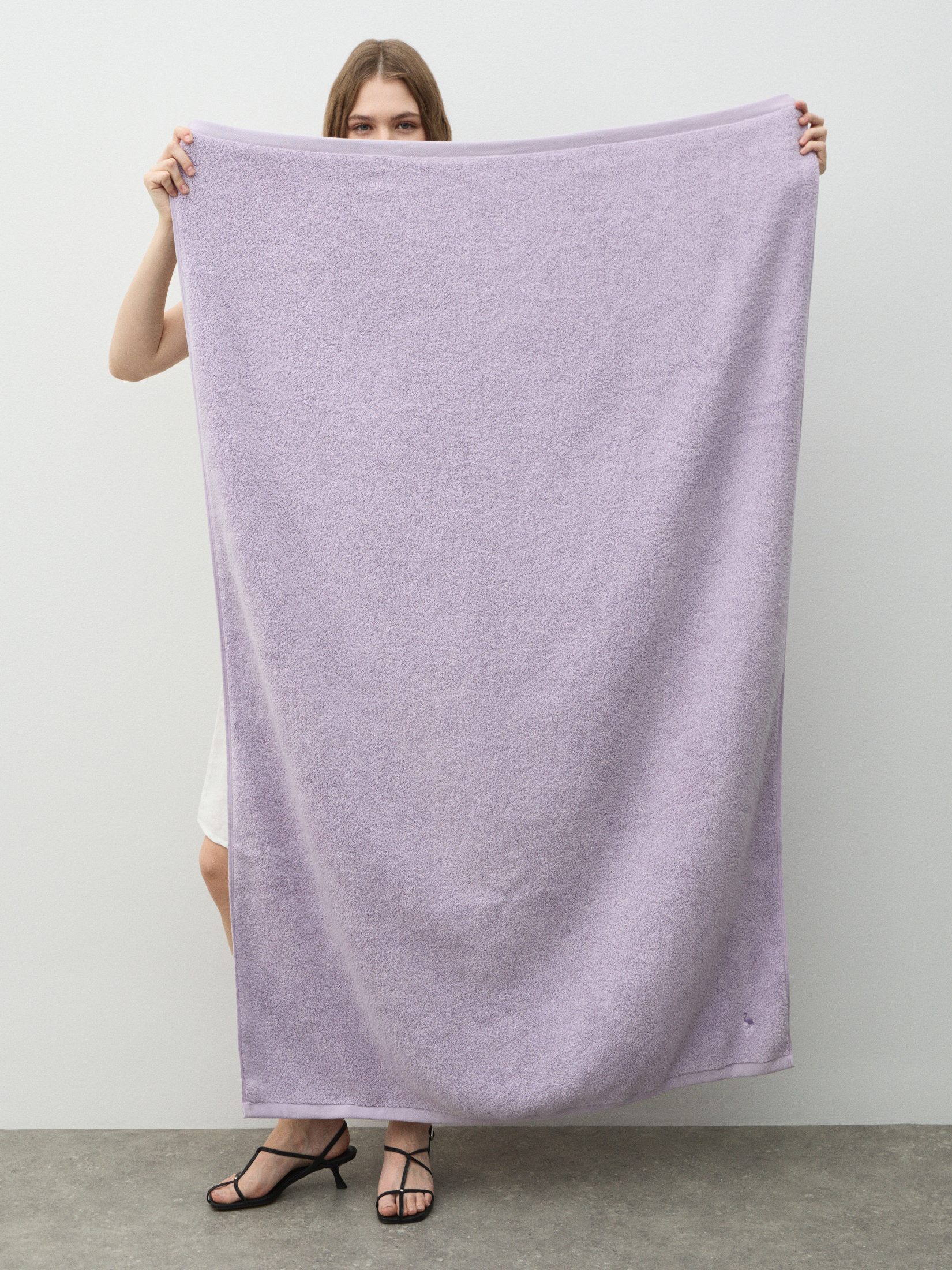 Махровое банное полотенце 100x150 MAISON DAVID 4720257, лавандовый