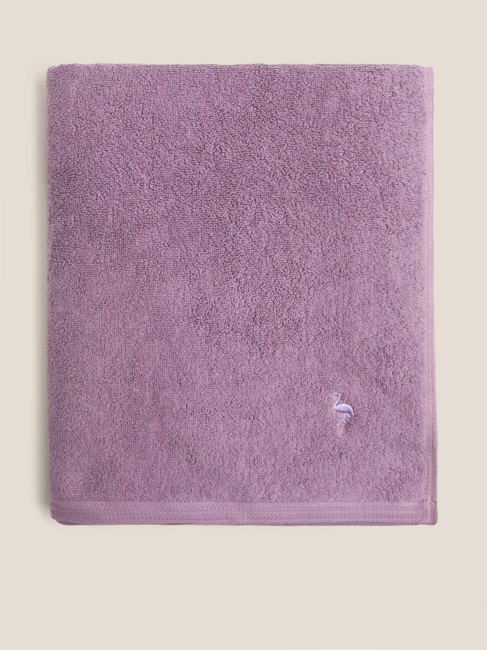 Махровое банное полотенце 100x150 MAISON DAVID 4691194, серо-фиолетовый