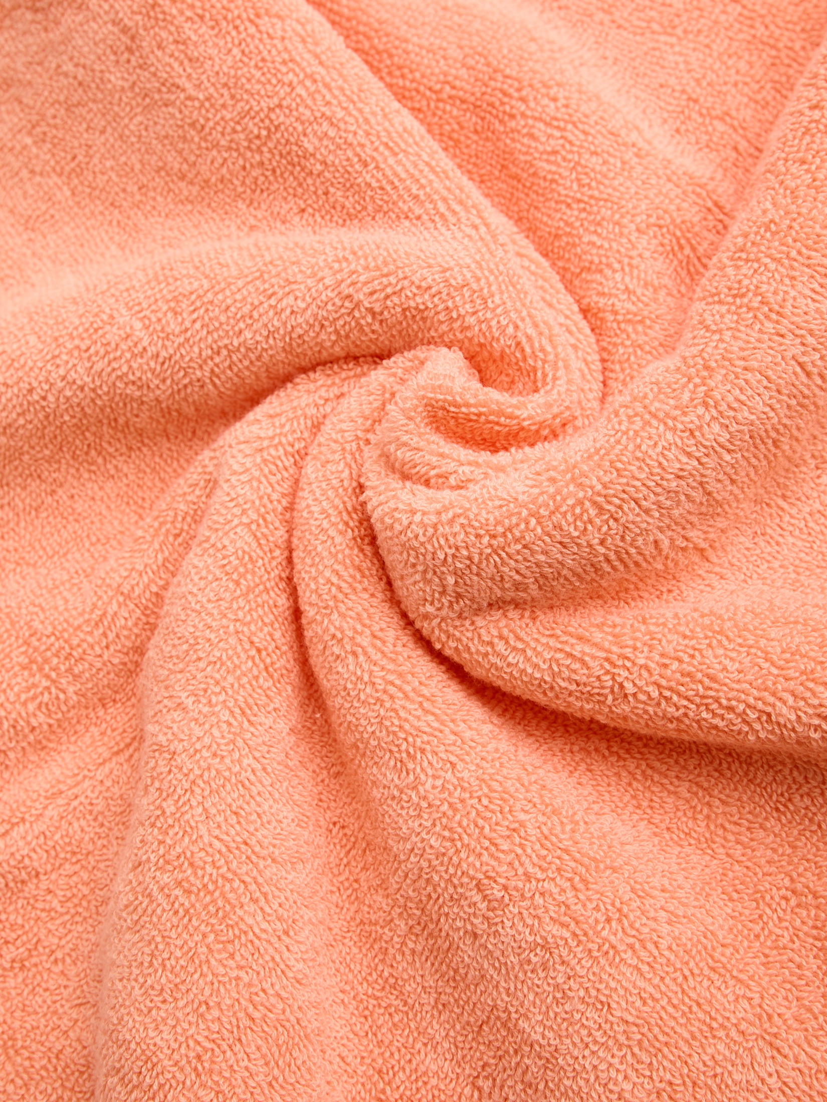 Махровое полотенце для лица и рук 50x100 MAISON DAVID 4690798, ярко-оранжевый