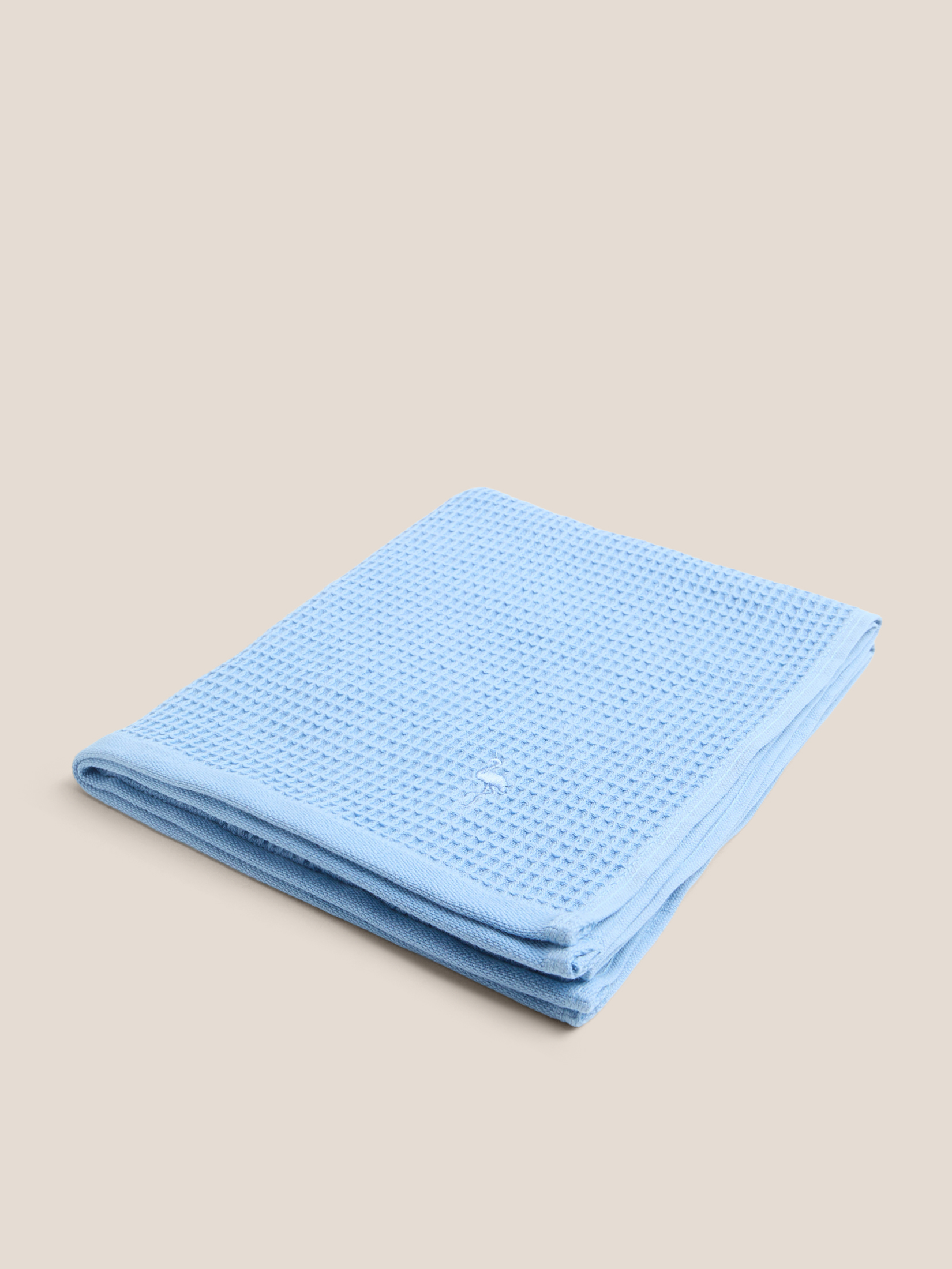 Вафельное полотенце для лица и рук 50x100 MAISON DAVID 4690057, голубой
