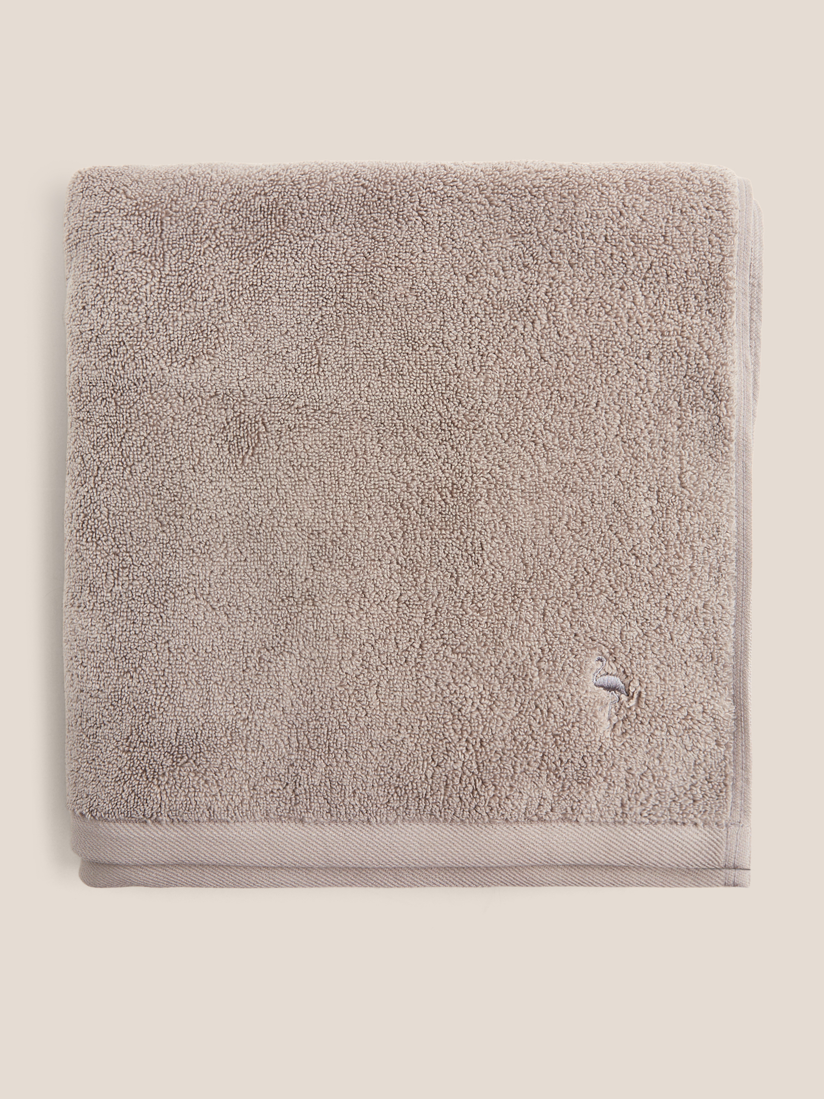 Махровое банное полотенце 70x140 MAISON DAVID 4720210, коричнево-серый