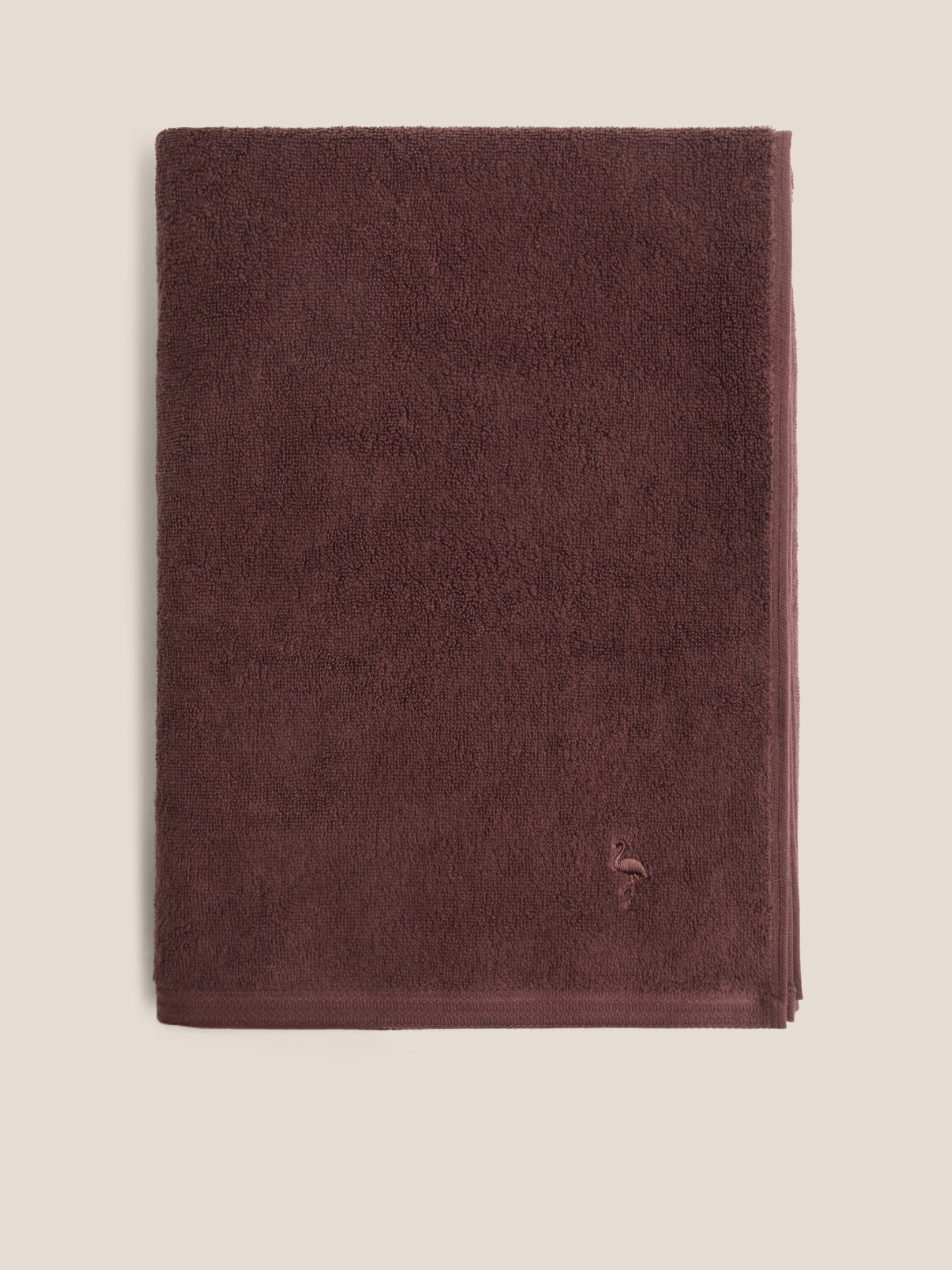 Махровое полотенце-покрывало 100x180 MAISON DAVID 4691264, шоколадный