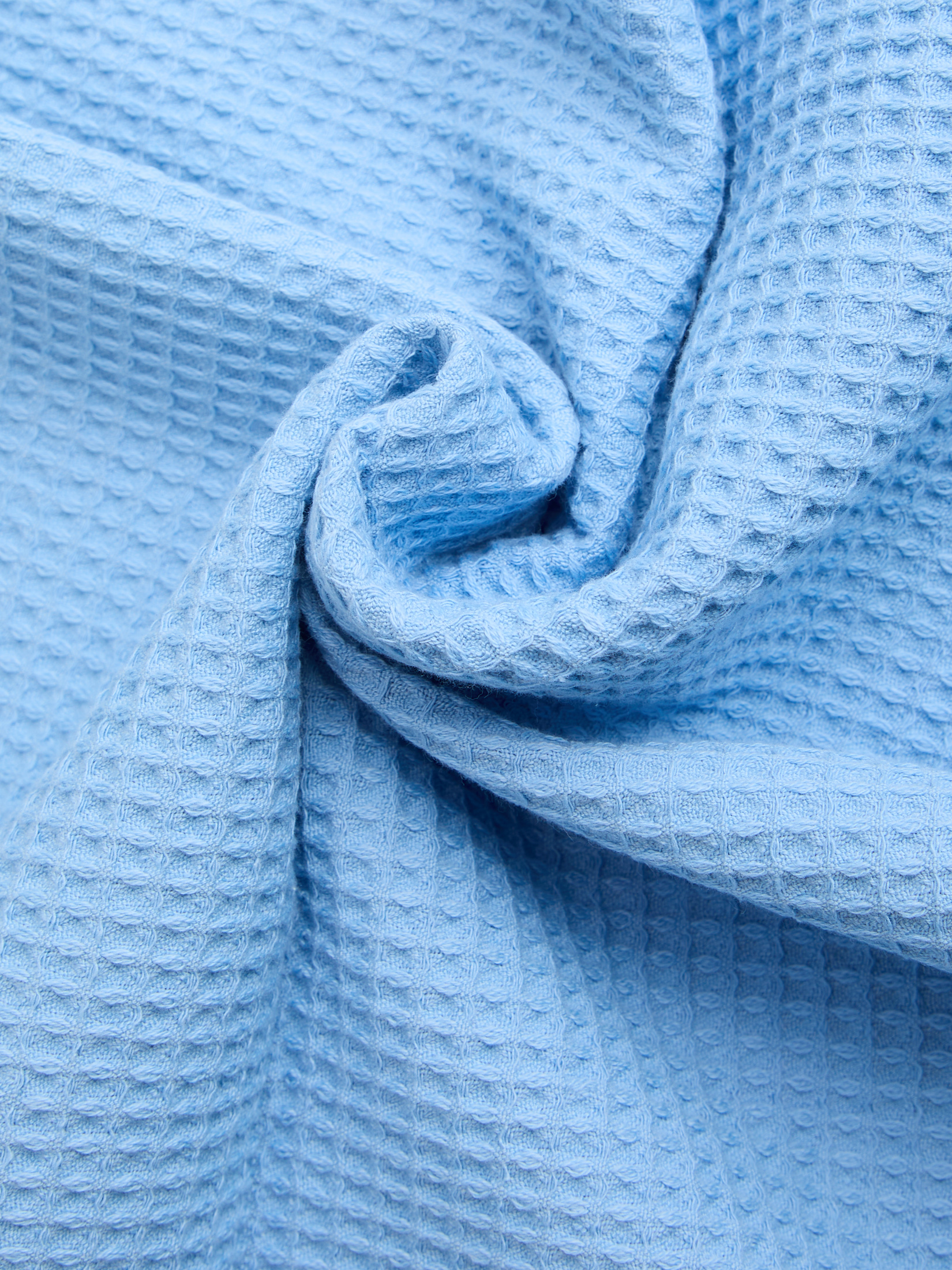 Вафельное банное полотенце 70x140 MAISON DAVID 4690282, голубой