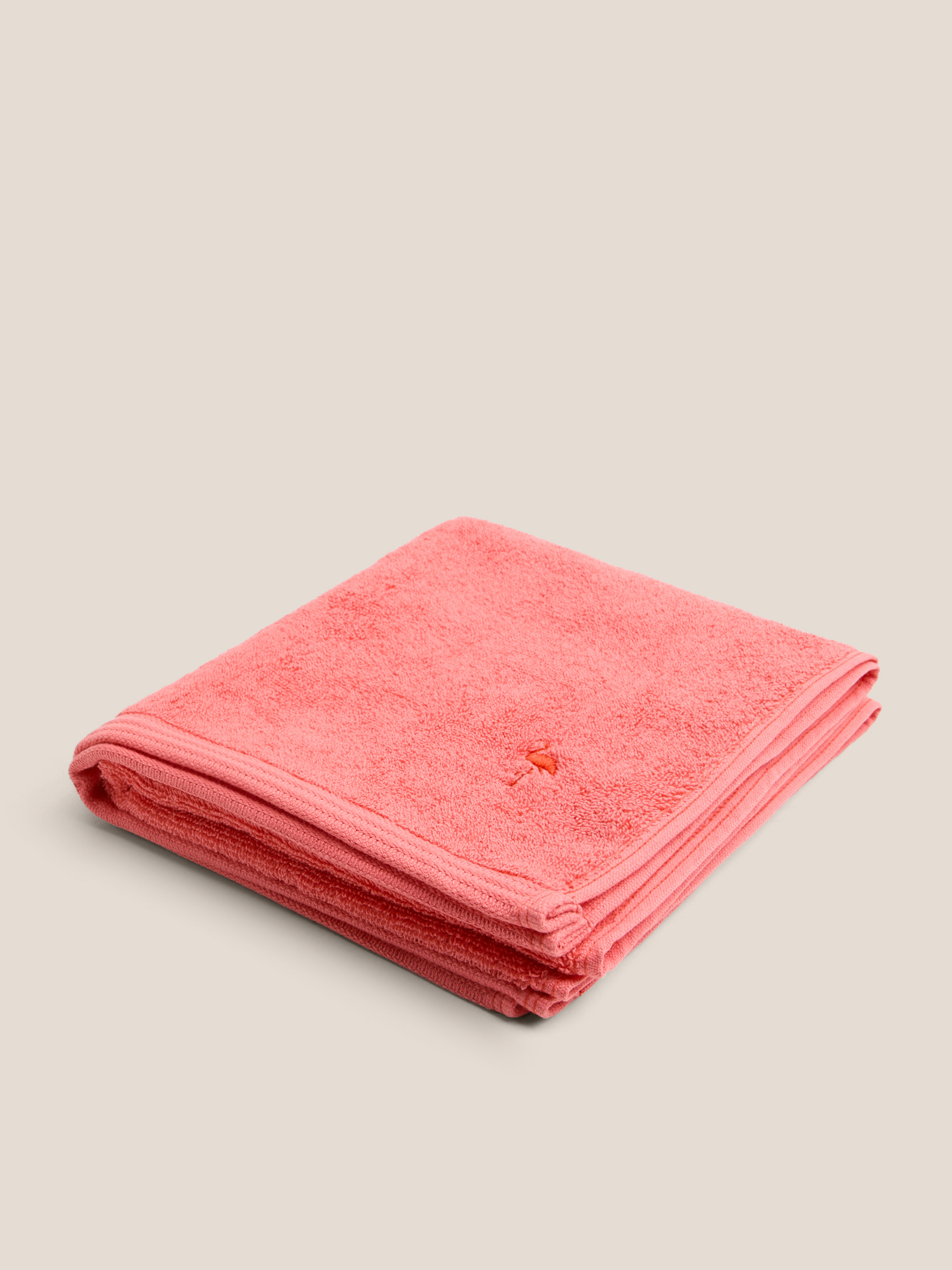 Махровое банное полотенце 50x100 MAISON DAVID 4690577, коралловый