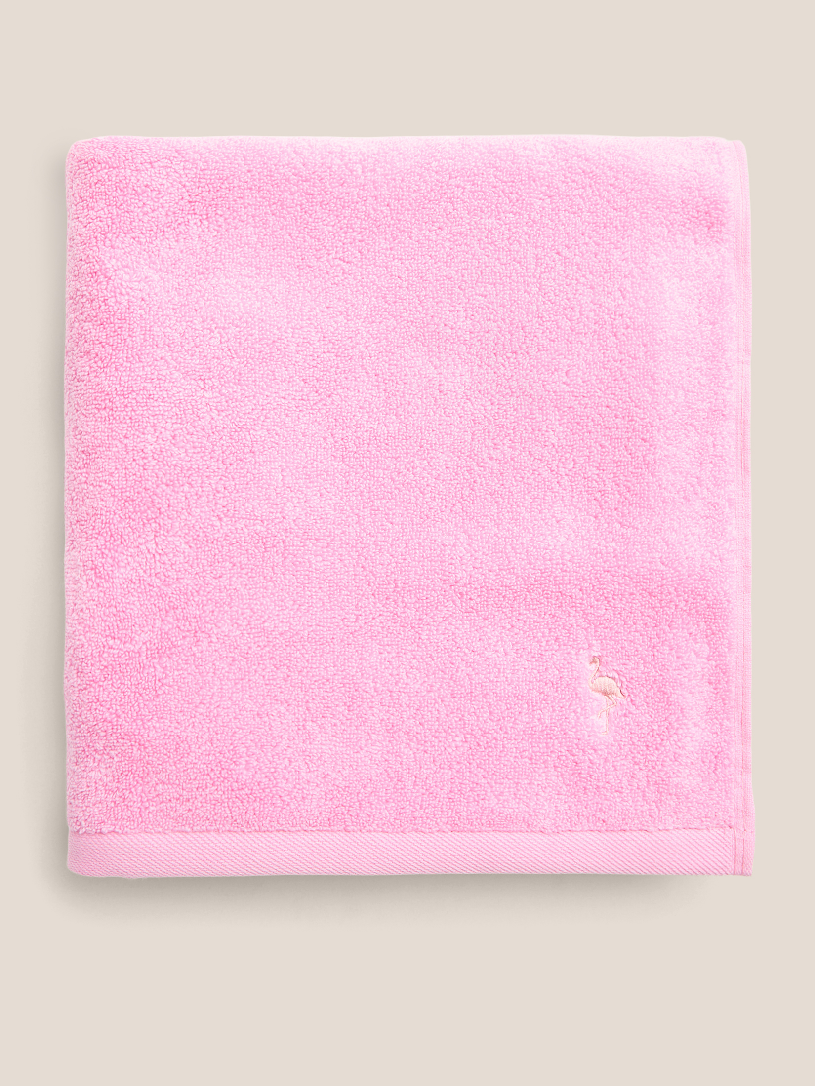 Махровое банное полотенце 70x140 MAISON DAVID 4720180, ярко-розовый