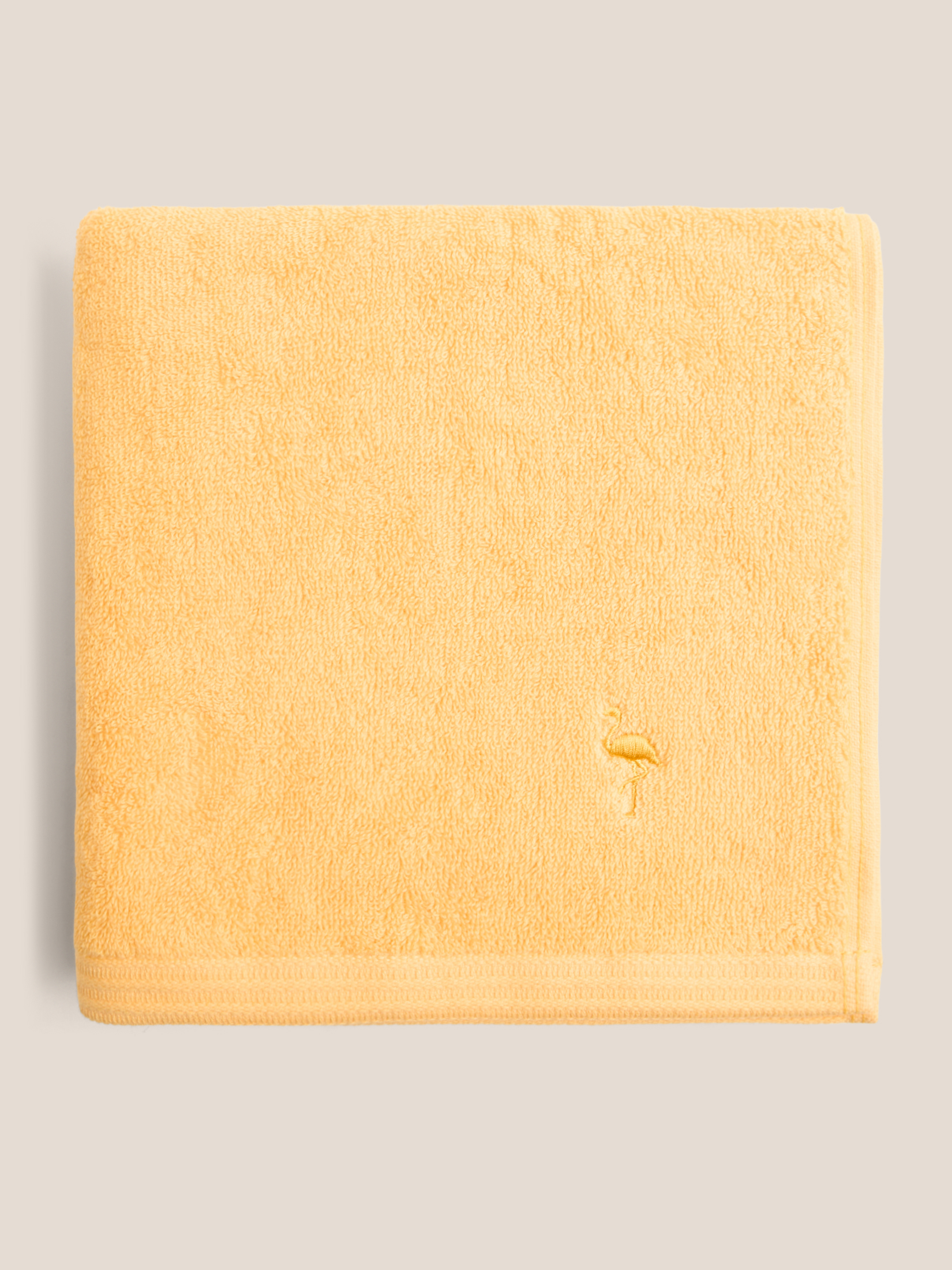 Махровое банное полотенце 50x100 MAISON DAVID 4690668, лимонный
