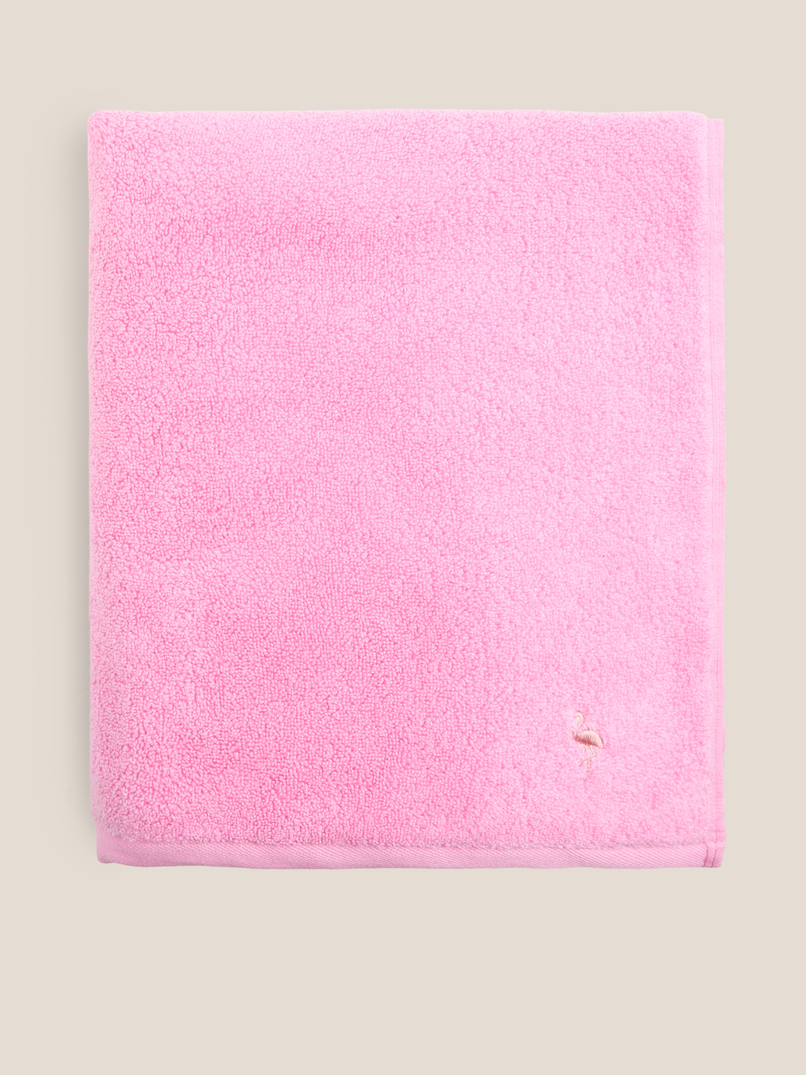 Махровое банное полотенце 100x150 MAISON DAVID 4720252, ярко-розовый