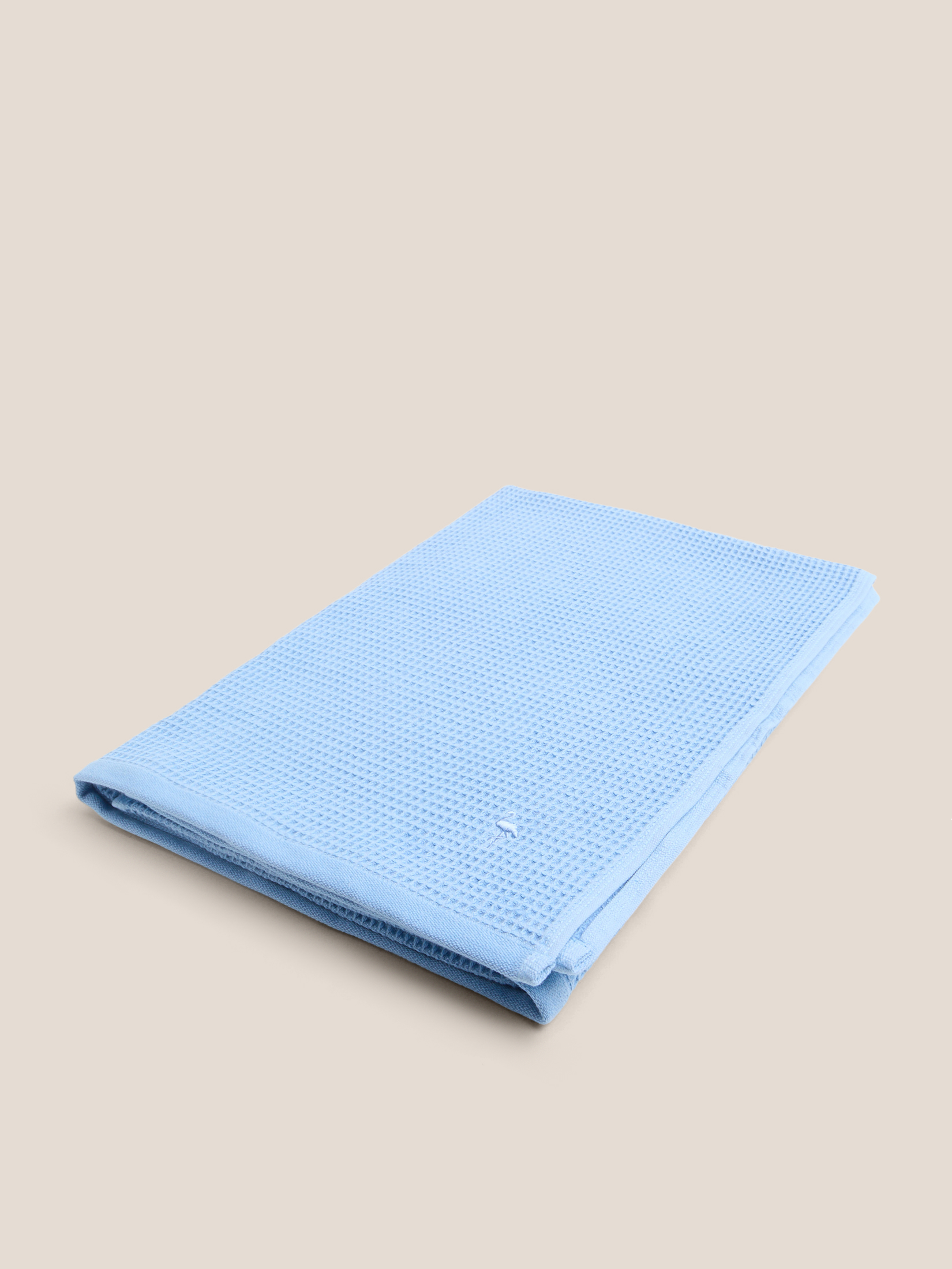 Вафельное банное полотенце 100x180 MAISON DAVID 4690553, голубой