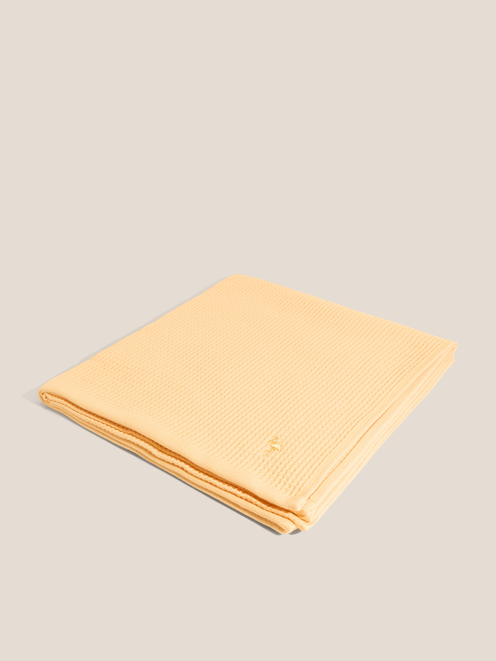 Вафельное банное полотенце 70x140 MAISON DAVID 4690163, лимонный