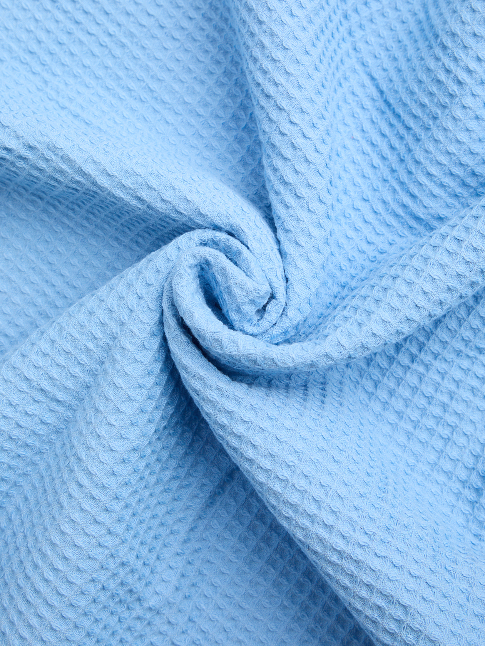 Вафельное банное полотенце 100x180 MAISON DAVID 4690553, голубой