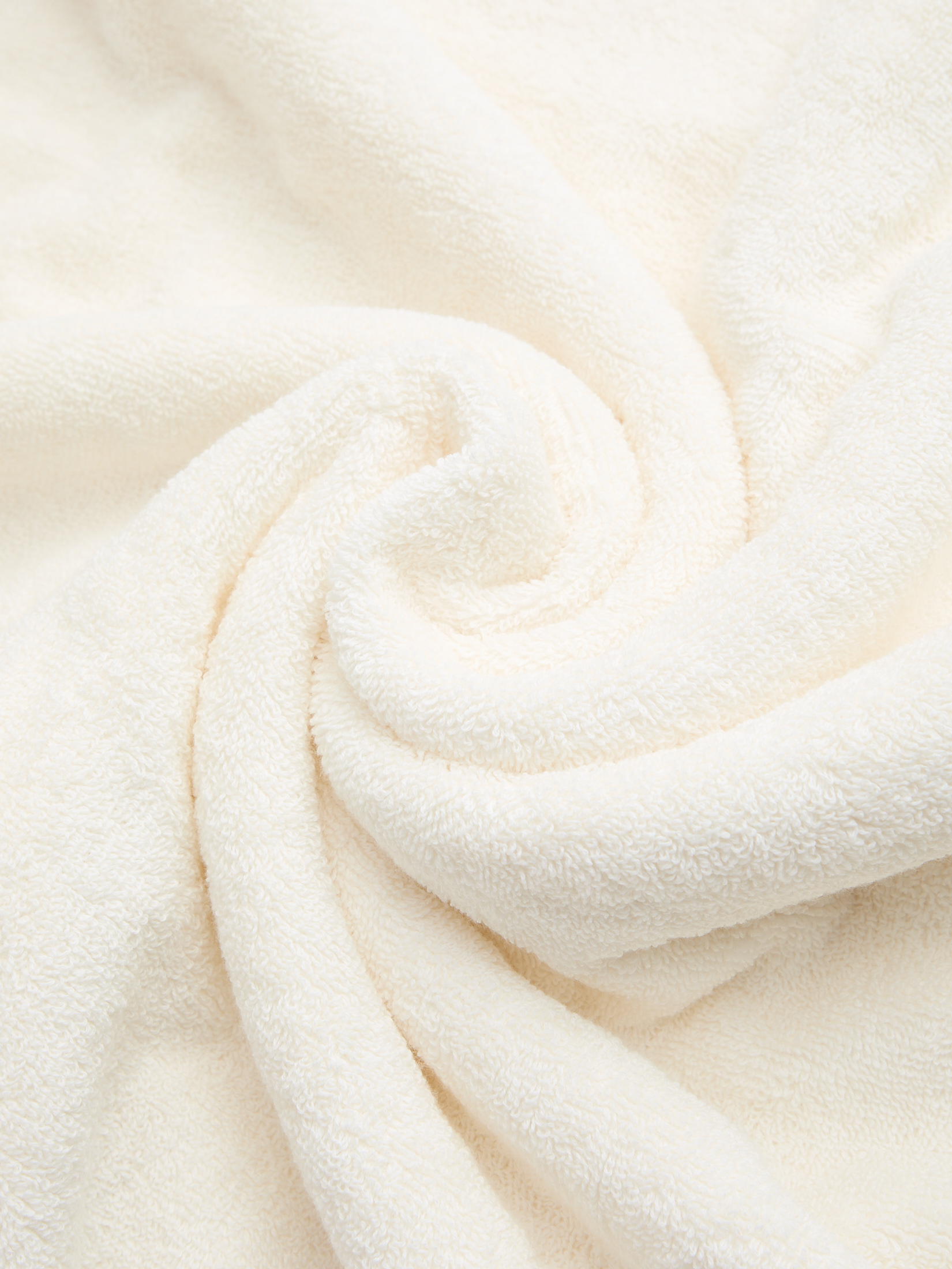 Махровое полотенце-покрывало 100x180 MAISON DAVID 4691296, молочно-белый