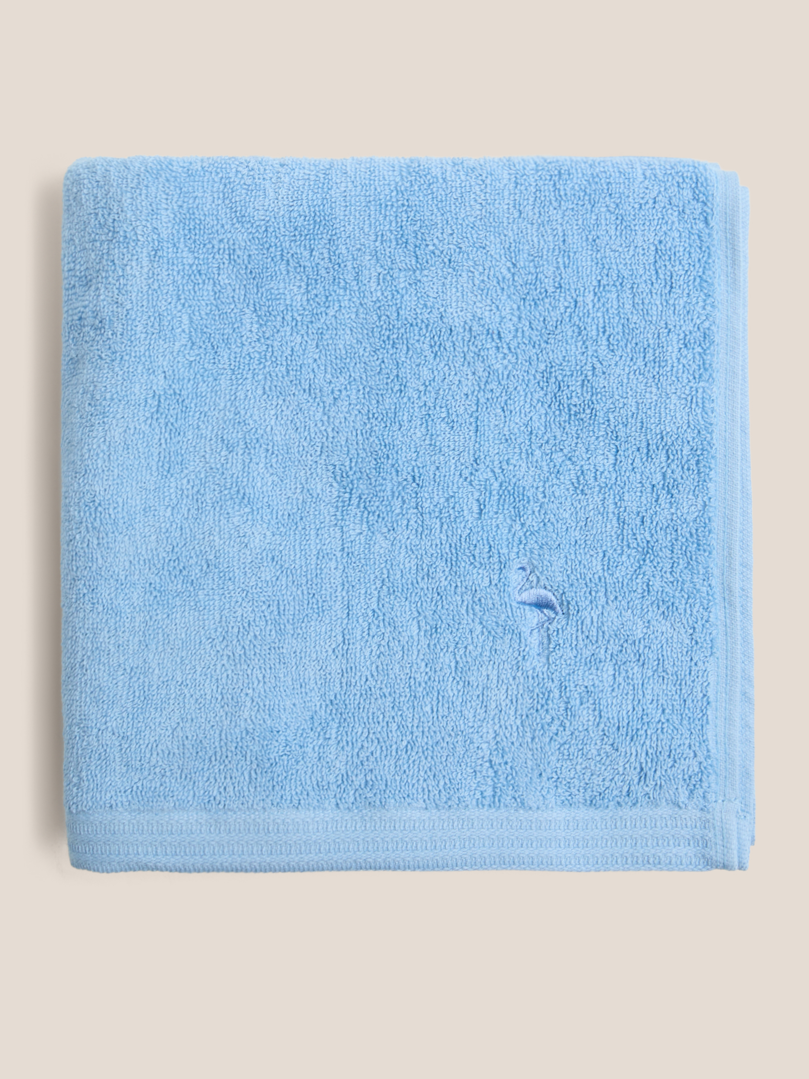Махровое полотенце для лица и рук 50x100 MAISON DAVID 4690802, голубой