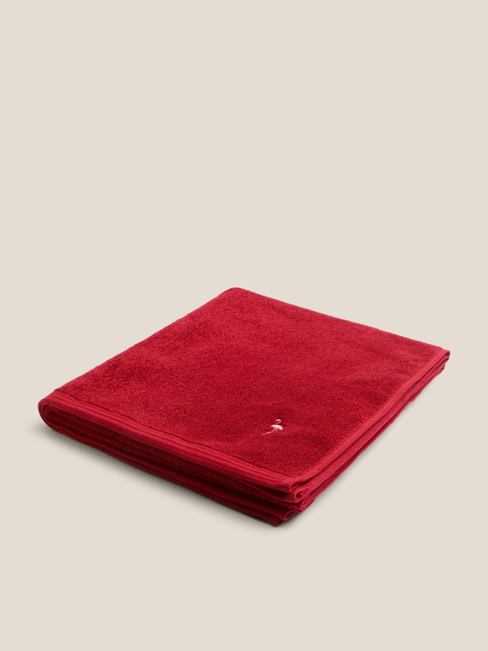 Махровое банное полотенце 70x140 MAISON DAVID 4691083, вишневый