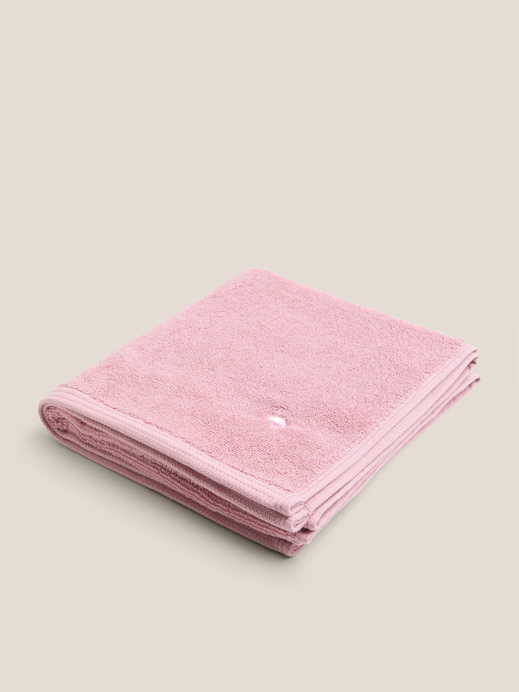 Махровое банное полотенце 50x100 MAISON DAVID 4690689, пыльно-розовый