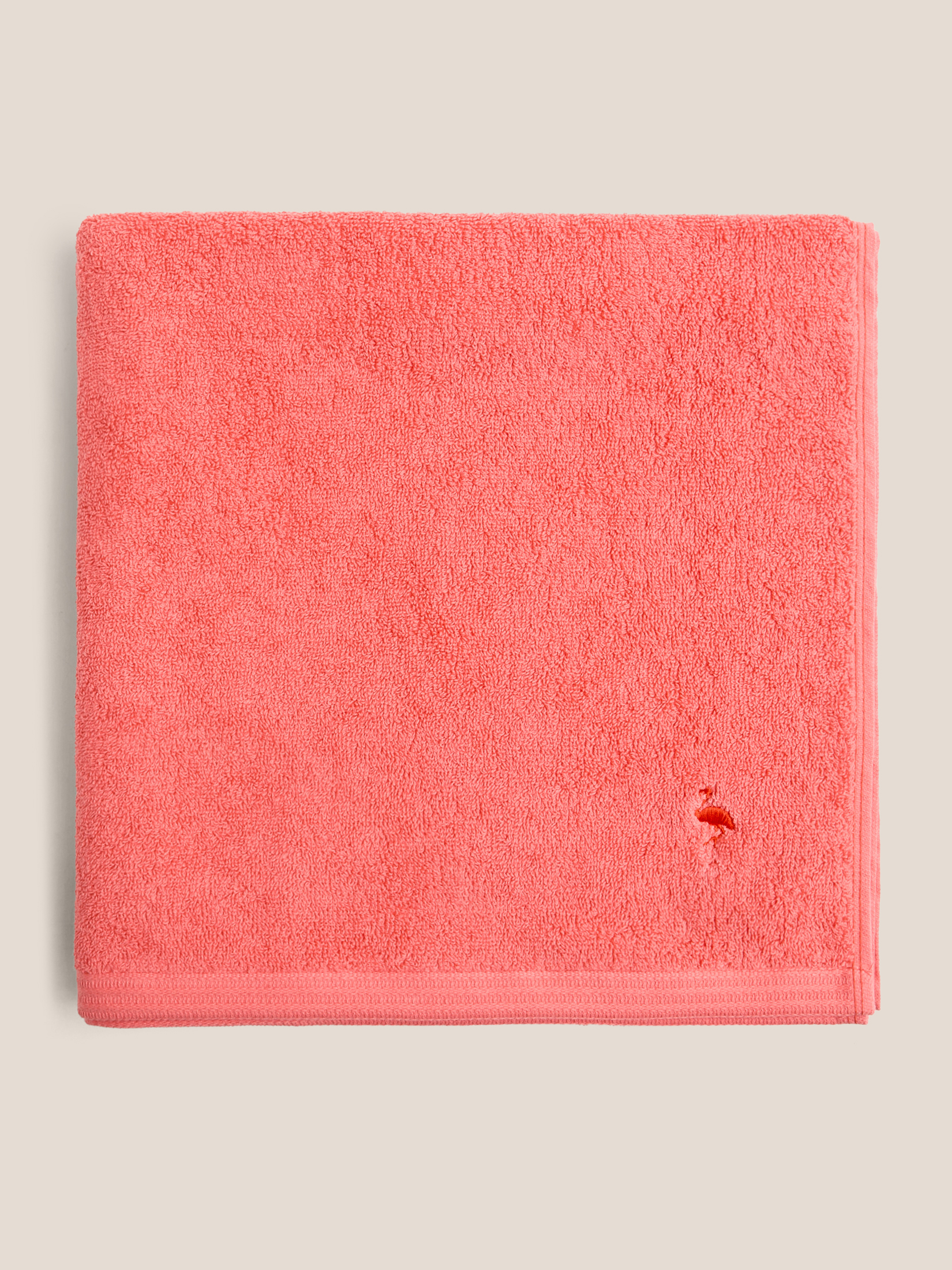 Махровое банное полотенце 70x140 MAISON DAVID 4690865, коралловый