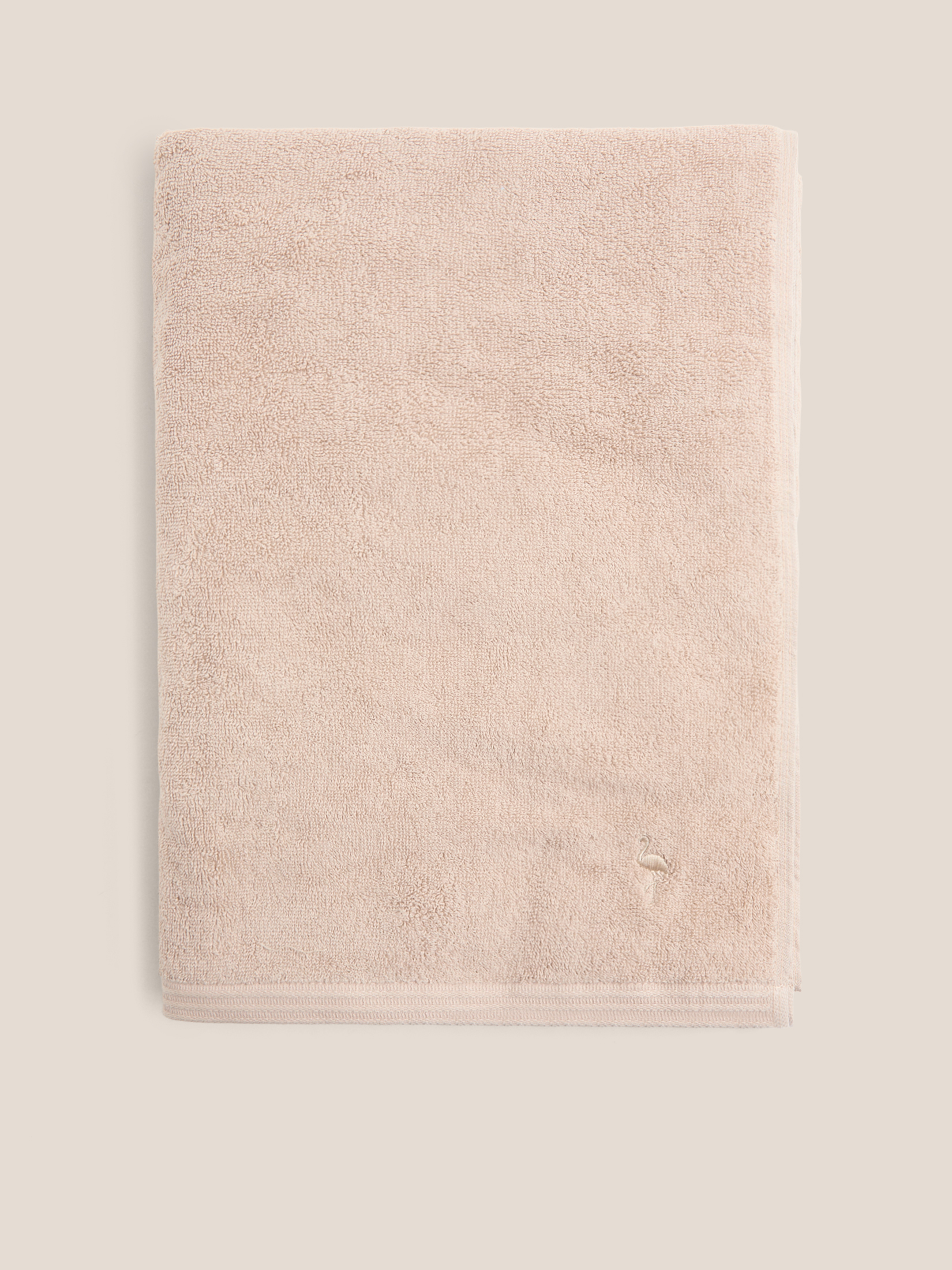 Махровое полотенце-покрывало 100x180 MAISON DAVID 4691294, пыльно-бежевый
