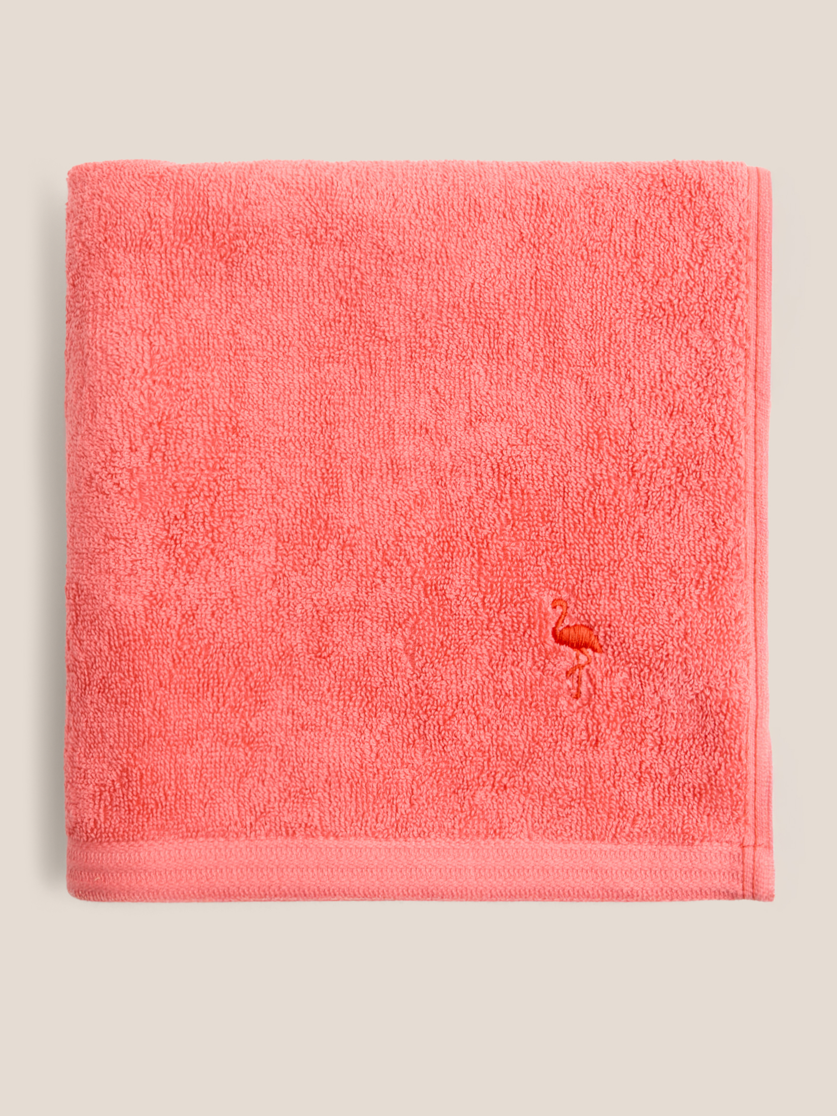 Махровое банное полотенце 50x100 MAISON DAVID 4690577, коралловый