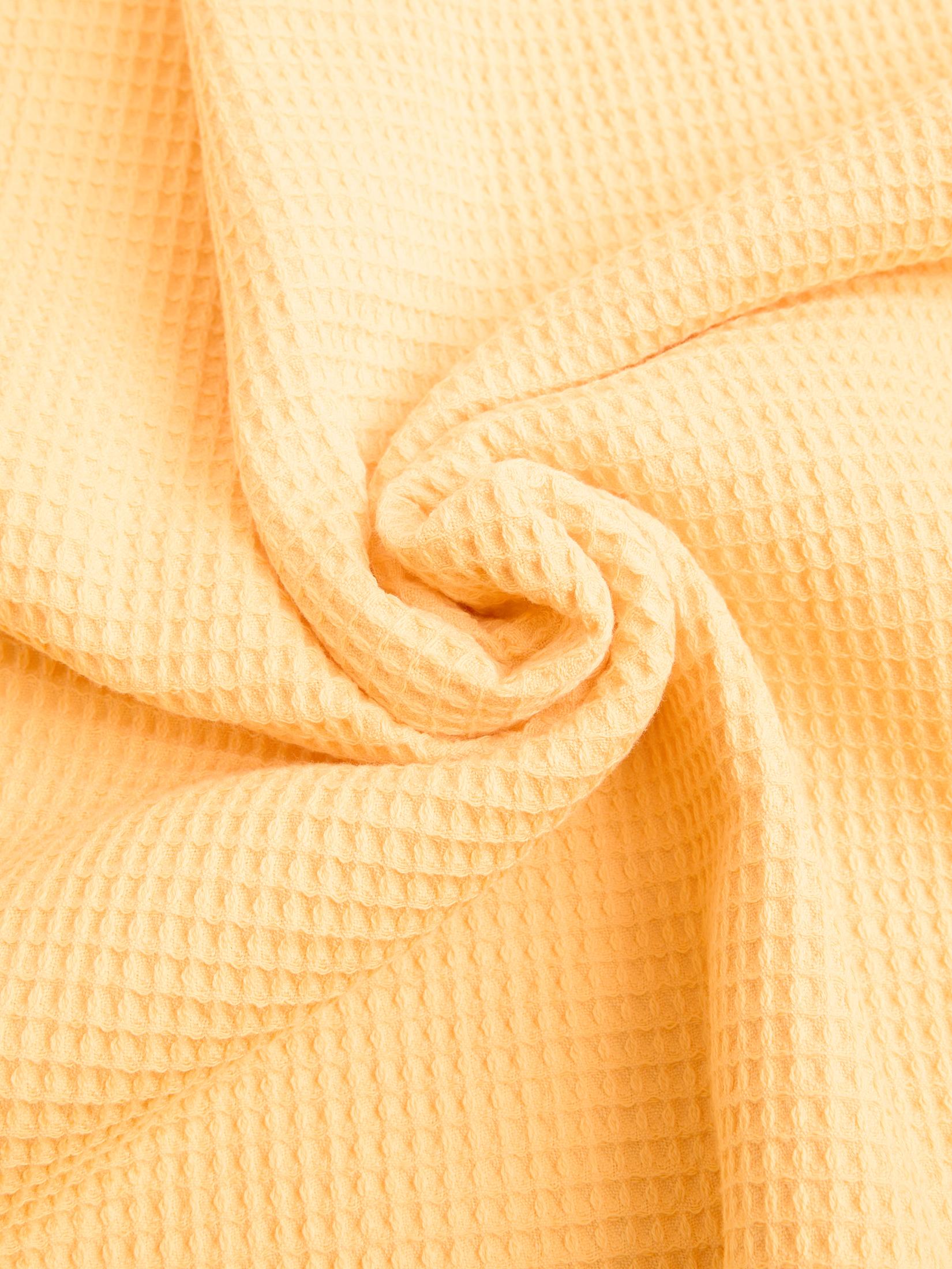 Вафельное банное полотенце 70x140 MAISON DAVID 4690163, лимонный