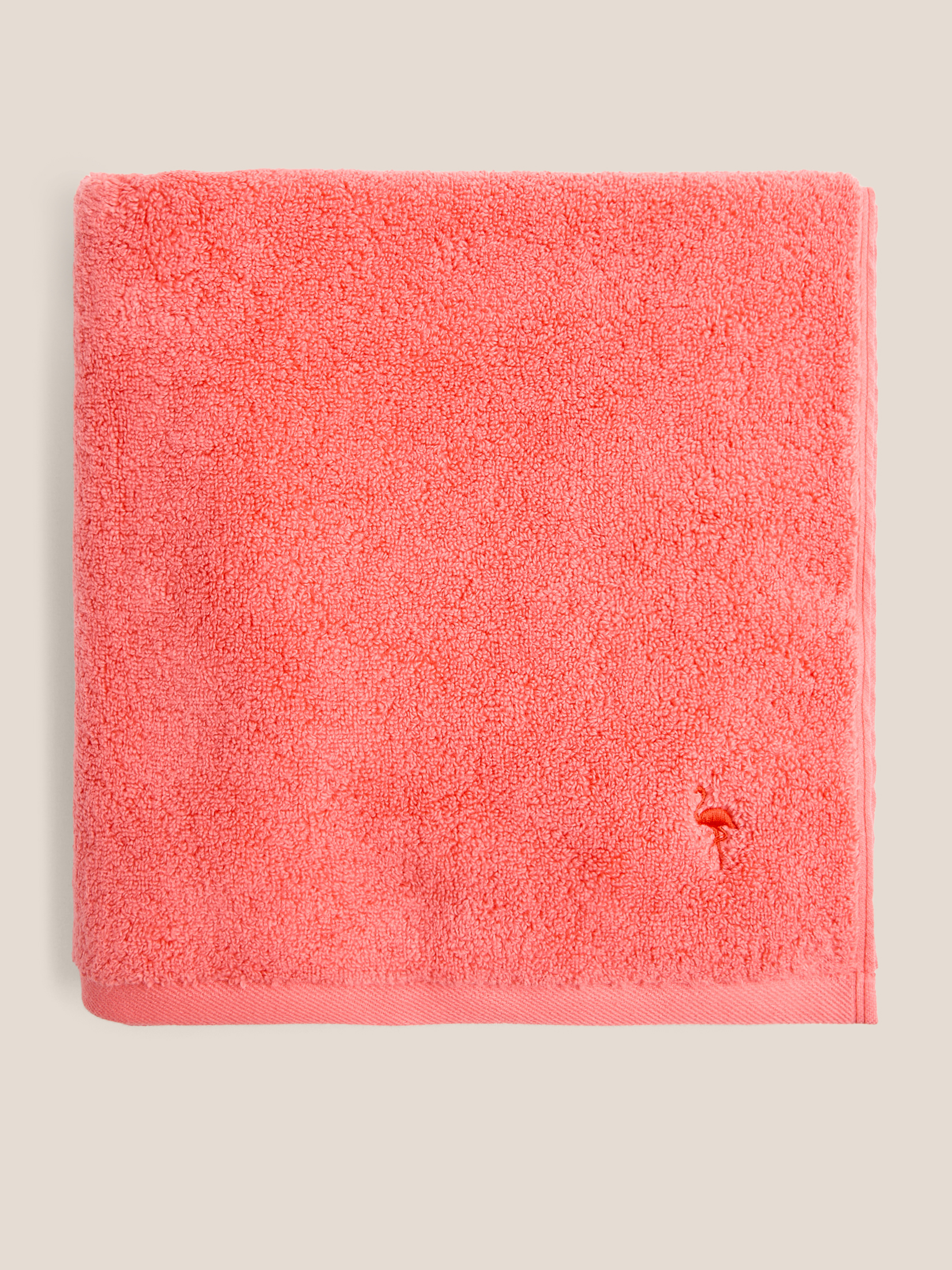 Махровое банное полотенце 70x140 MAISON DAVID 4720190, коралловый