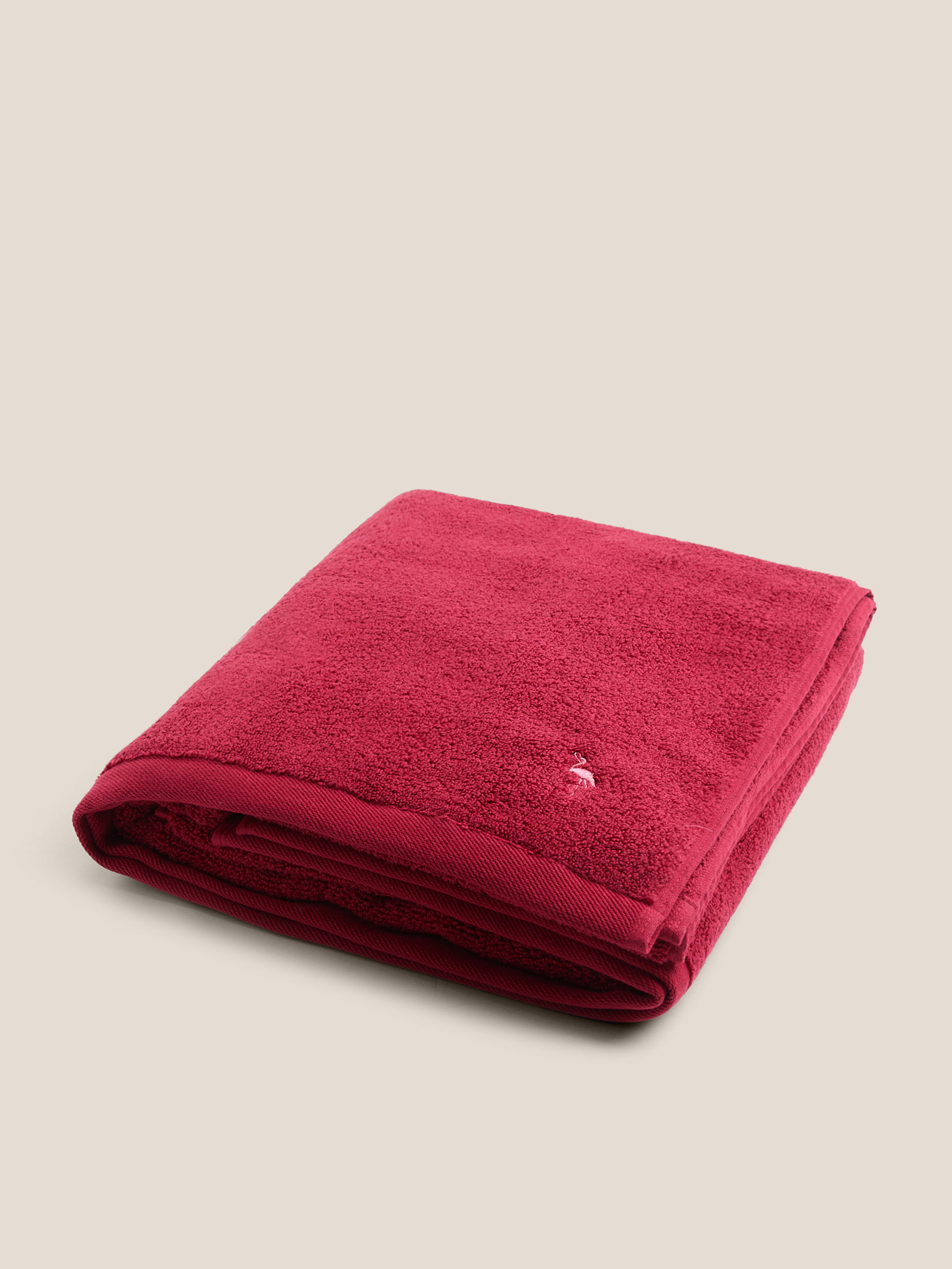 Махровое банное полотенце 100x150 MAISON DAVID 4720265, вишневый