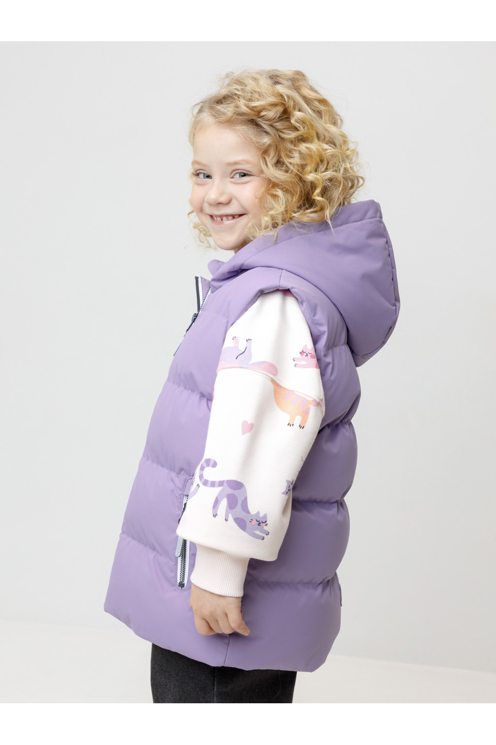 Crockid Жилет ВК 35022/1 ГР (98-128) фиолетовый Crockid