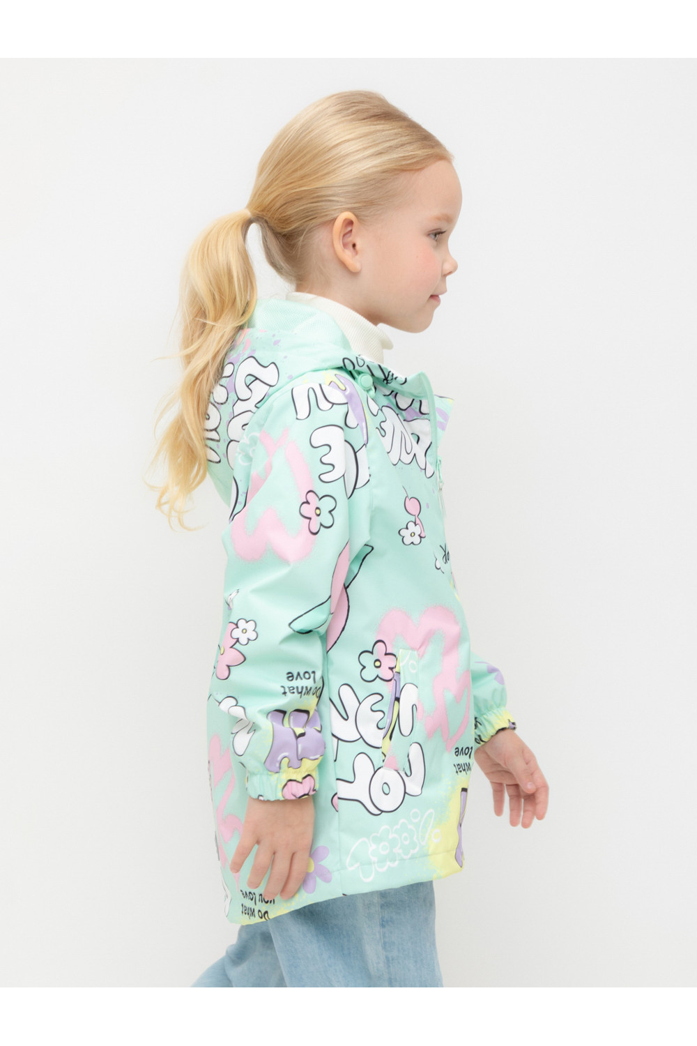 Crockid Куртка ВК 32177/н/2 Ал нежный зеленый/ позитив Crockid