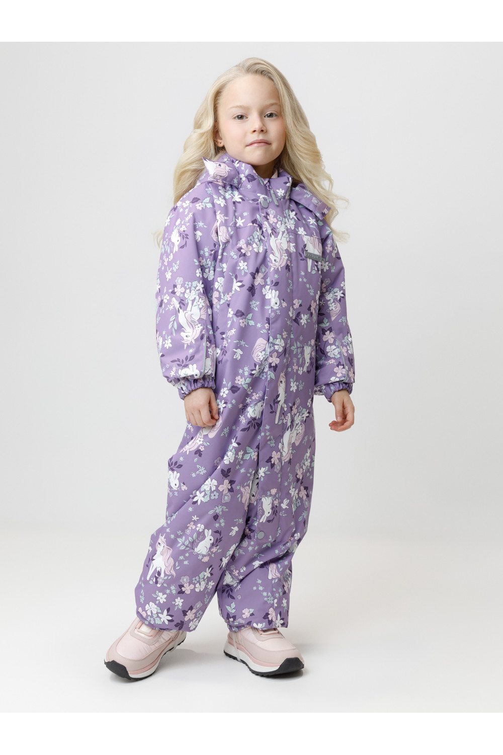 Crockid Комбинезон ВК 60069/н/5 УЗГ лиловый/ сказка в цветущем саду Crockid
