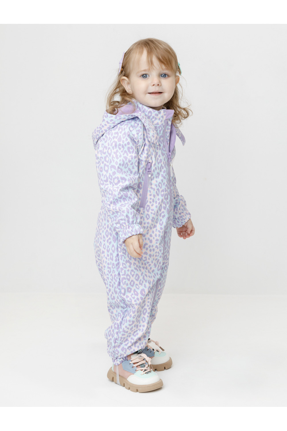 Crockid Комбинезон ВК 60088/н/22 Ал мятный/ неоновый леопард Crockid