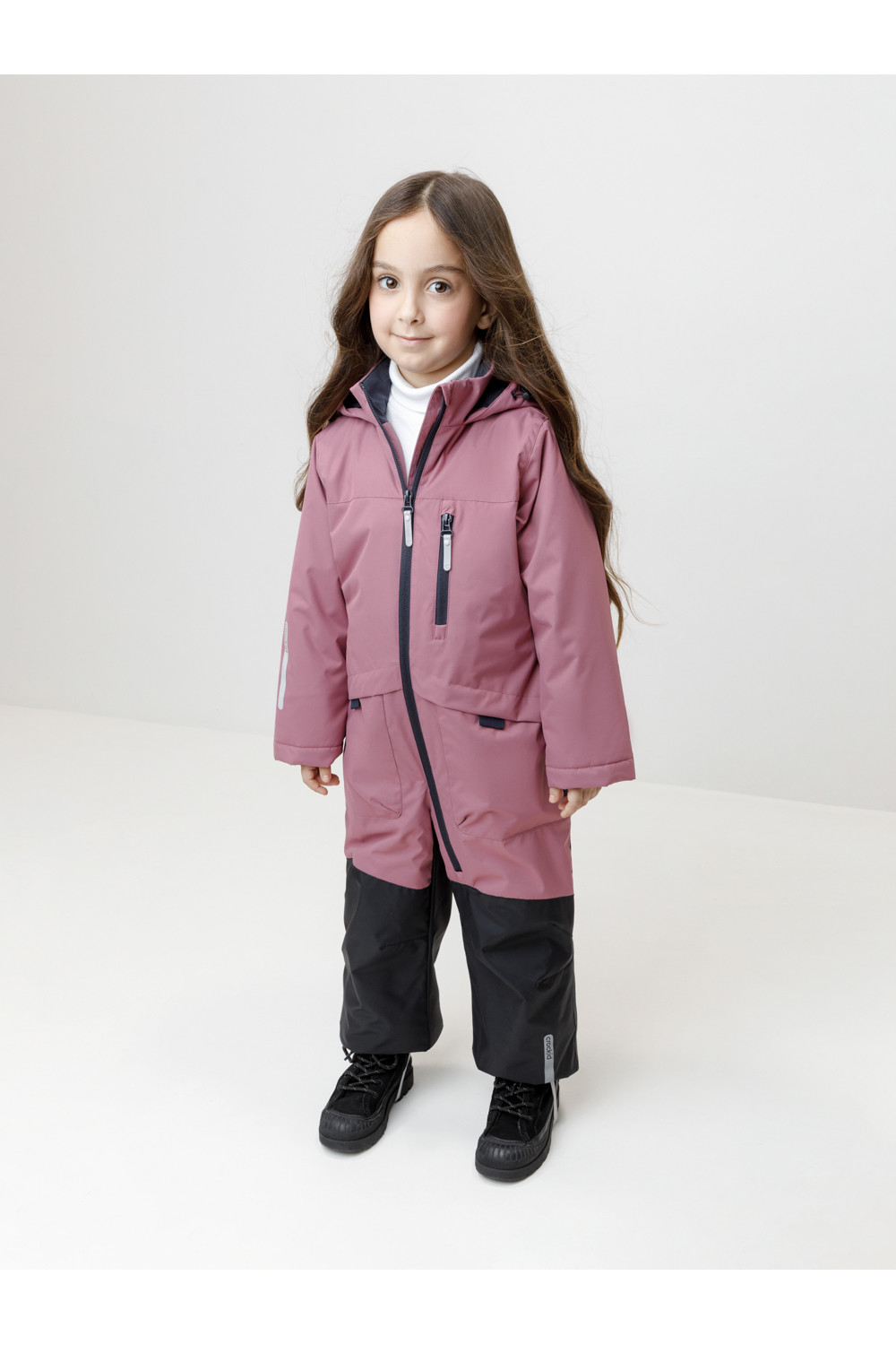 Crockid Комбинезон ВК 60137/1 ГР сливовый Crockid