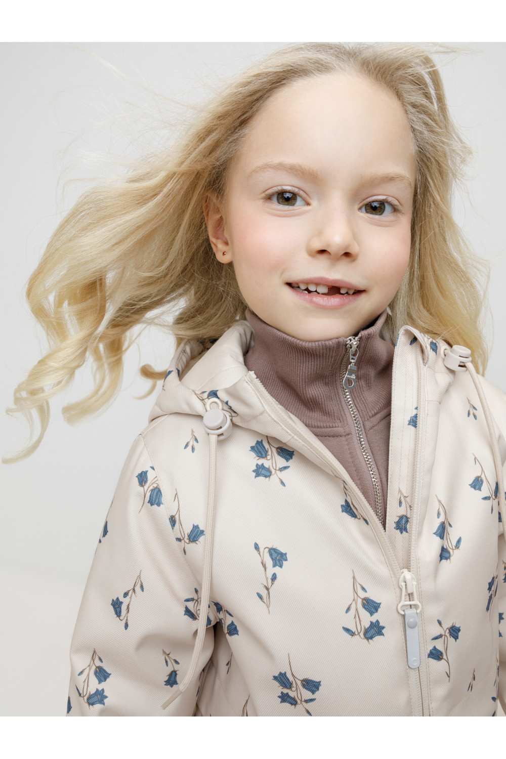 Crockid Куртка ВК 32180/н/3 УЗГ молочный/ колокольчики Crockid