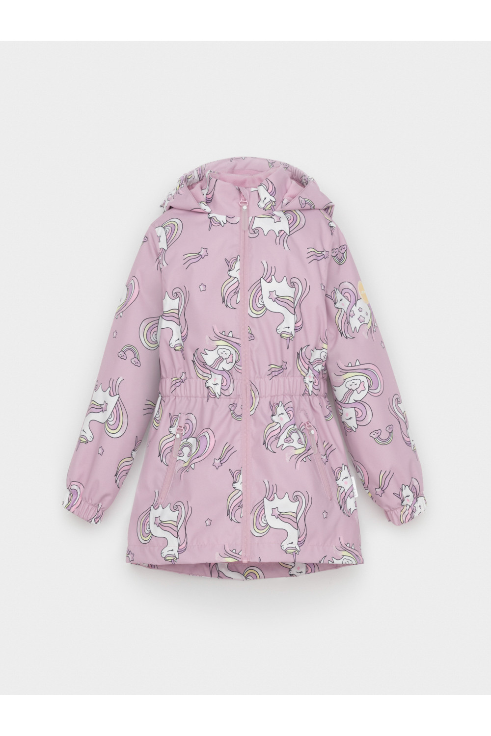 Crockid Куртка ВК 32118/н/5 УЗГ пастельно-розовый/ единороги Crockid
