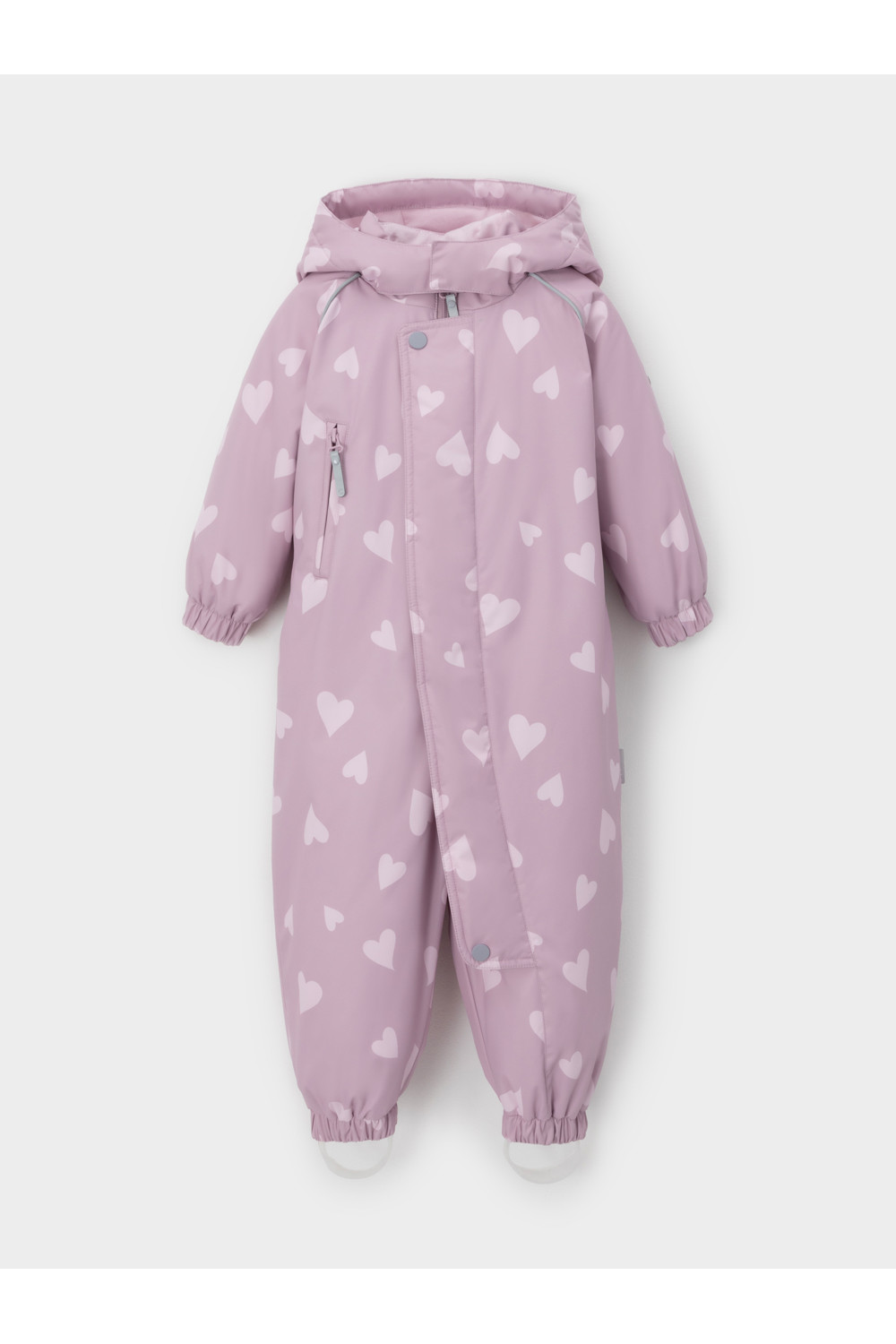 Crockid Комбинезон ВК 60085/н/69 Ал сиреневый/ летающие сердца Crockid