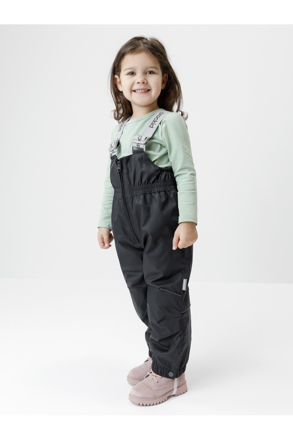 Crockid Полукомбинезон ВК 46016/26/1 ГР черный Crockid