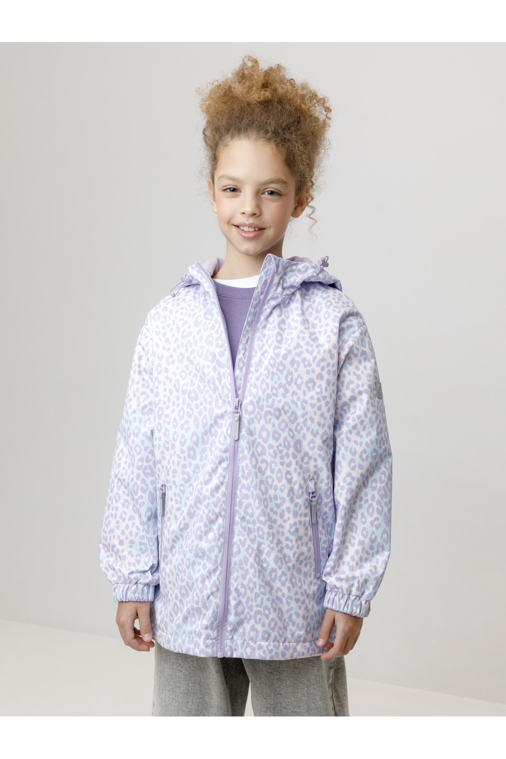 Crockid Куртка ВК 32187/н/1 УЗГ мятный/ неоновый леопард Crockid