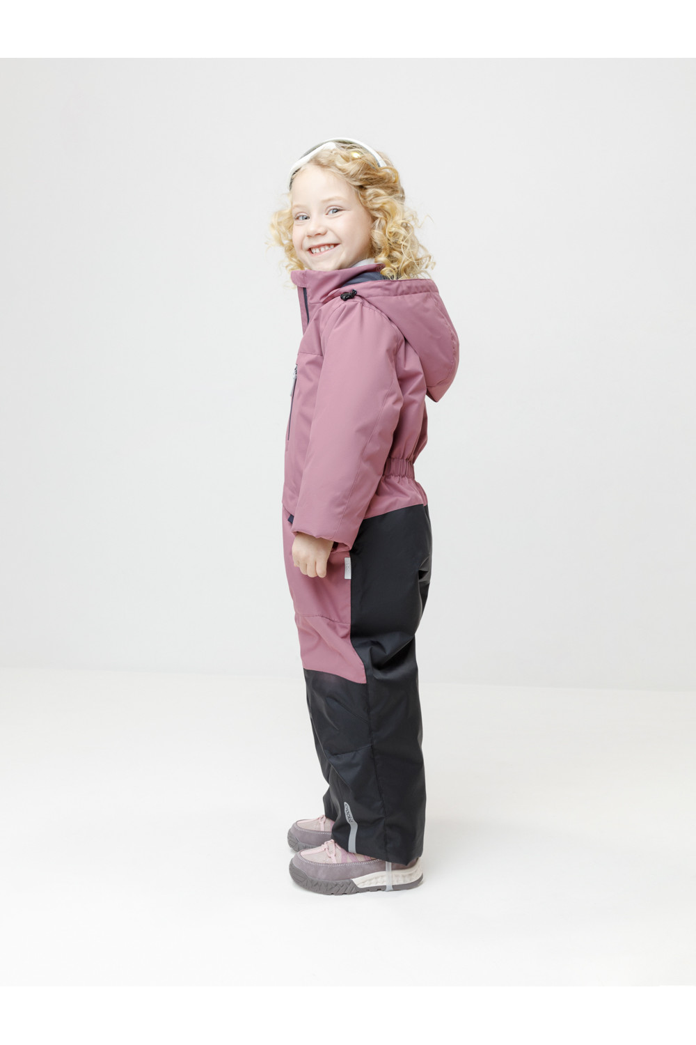 Crockid Комбинезон ВК 60137/1 ГР сливовый Crockid