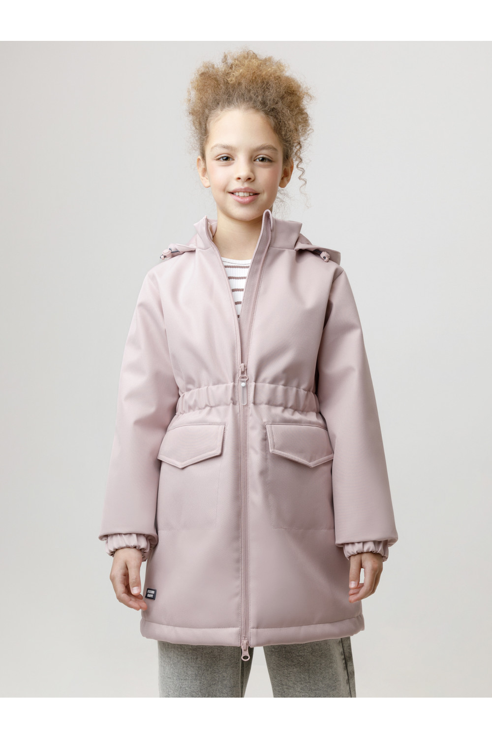 Crockid Пальто ВК 32152/26/8 УЗГ розово-бежевый Crockid